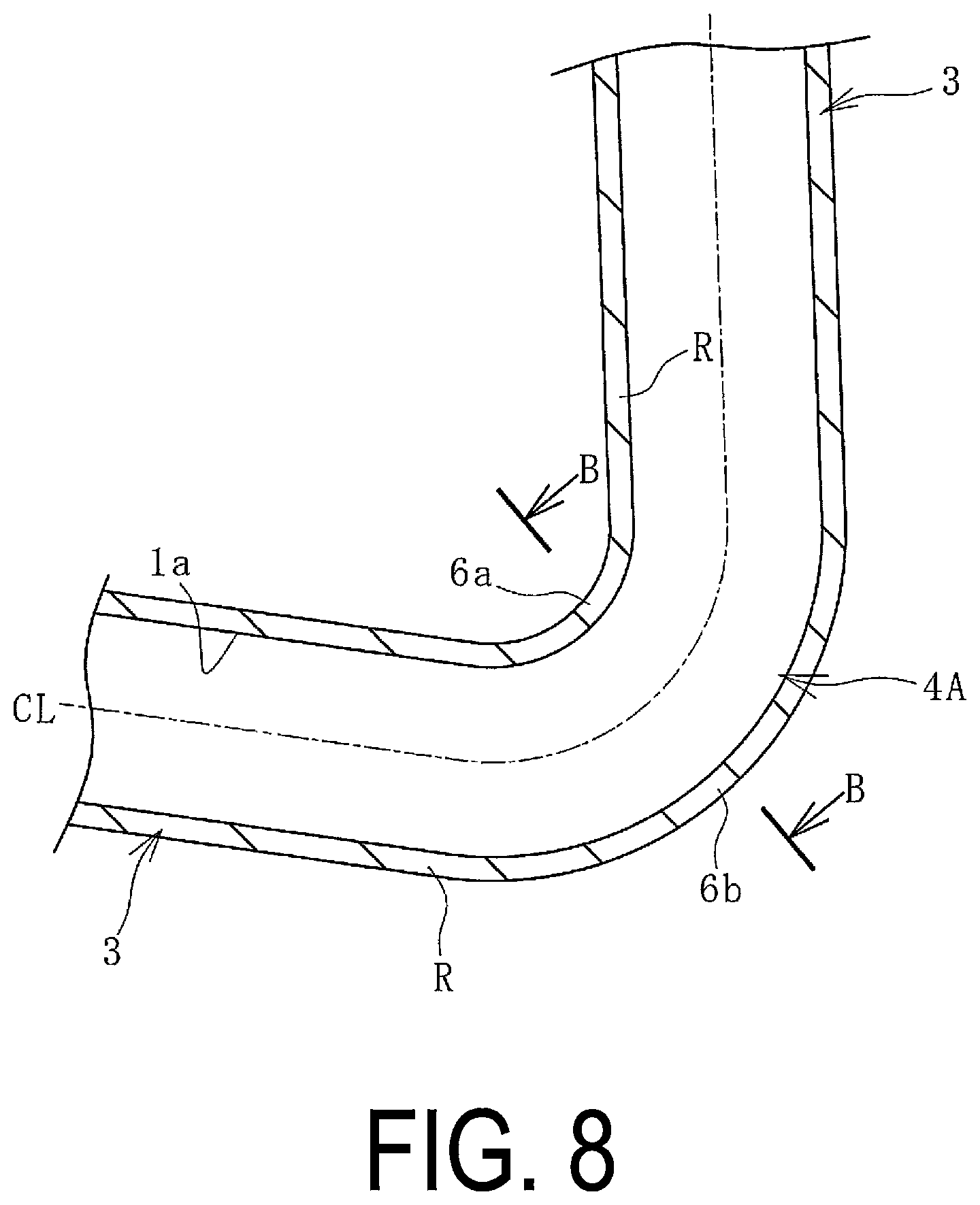 Patent US12617137 Figure 8 – Method and device for manufacturing bent resin pipe
