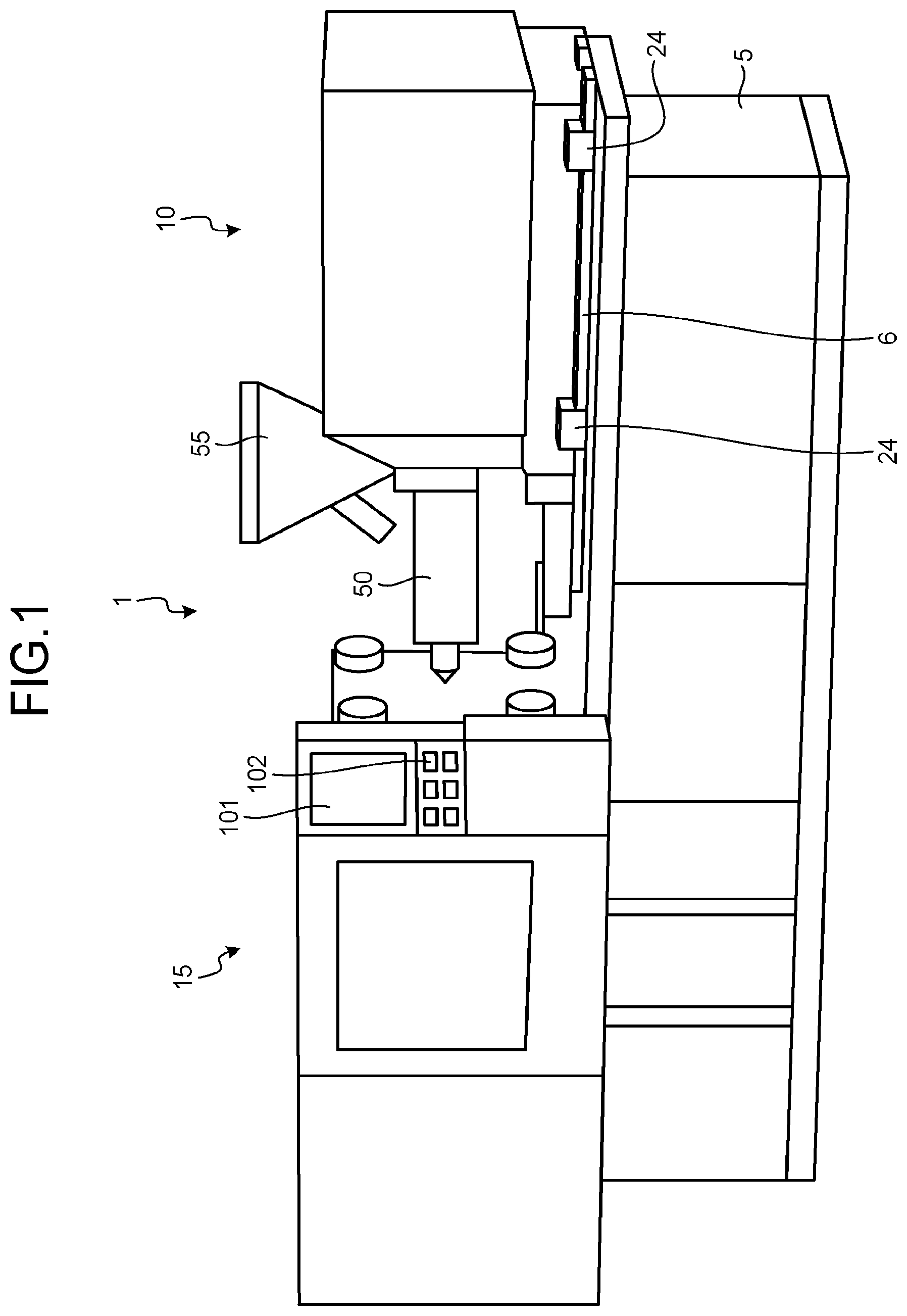 Patent US12617139 — Control method for injection molding machine and injection molding machine — Figure 1