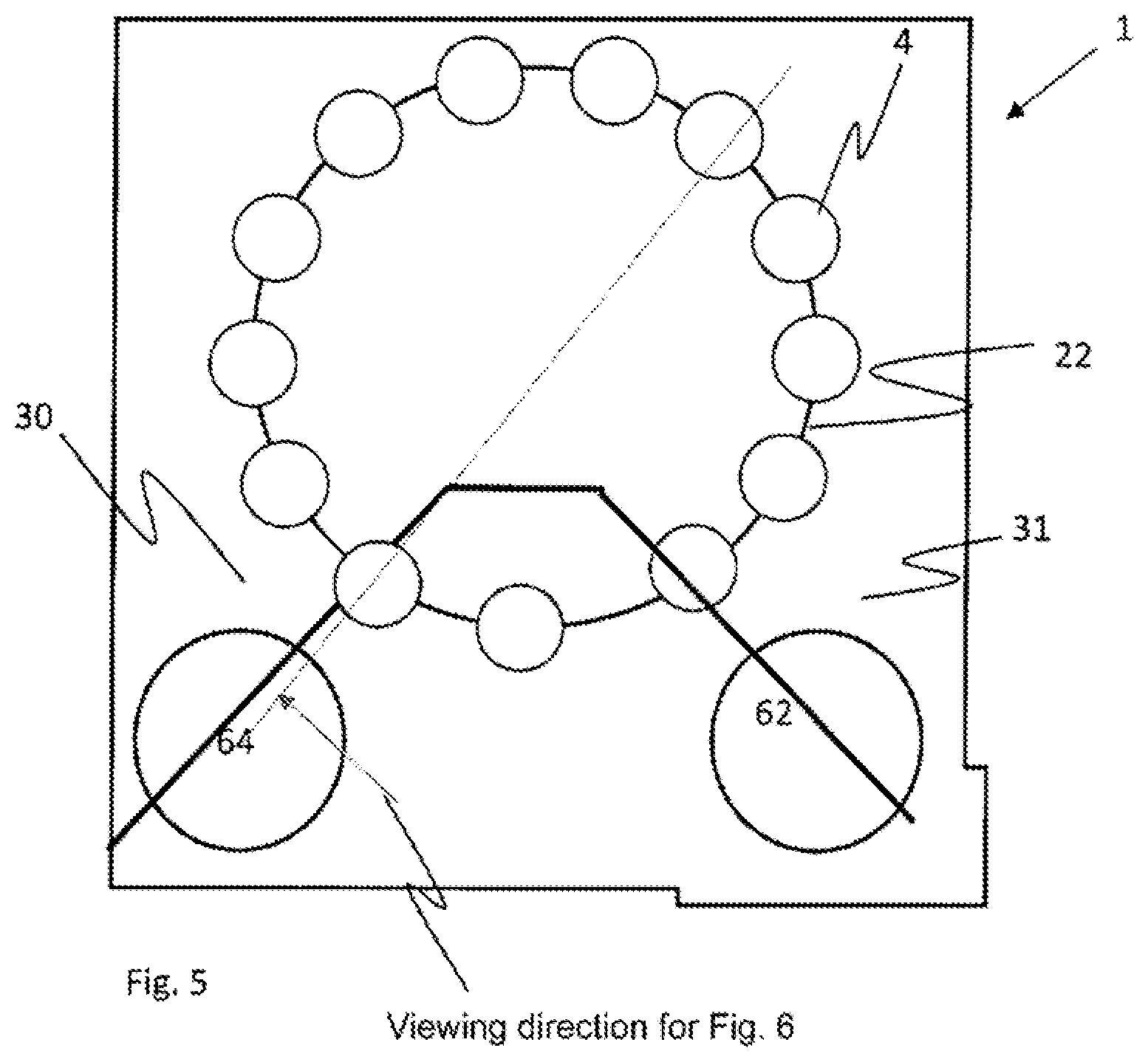 Patent US12617140 Figure 4 – Apparatus and method for forming plastic preforms into plastic containers with clean room