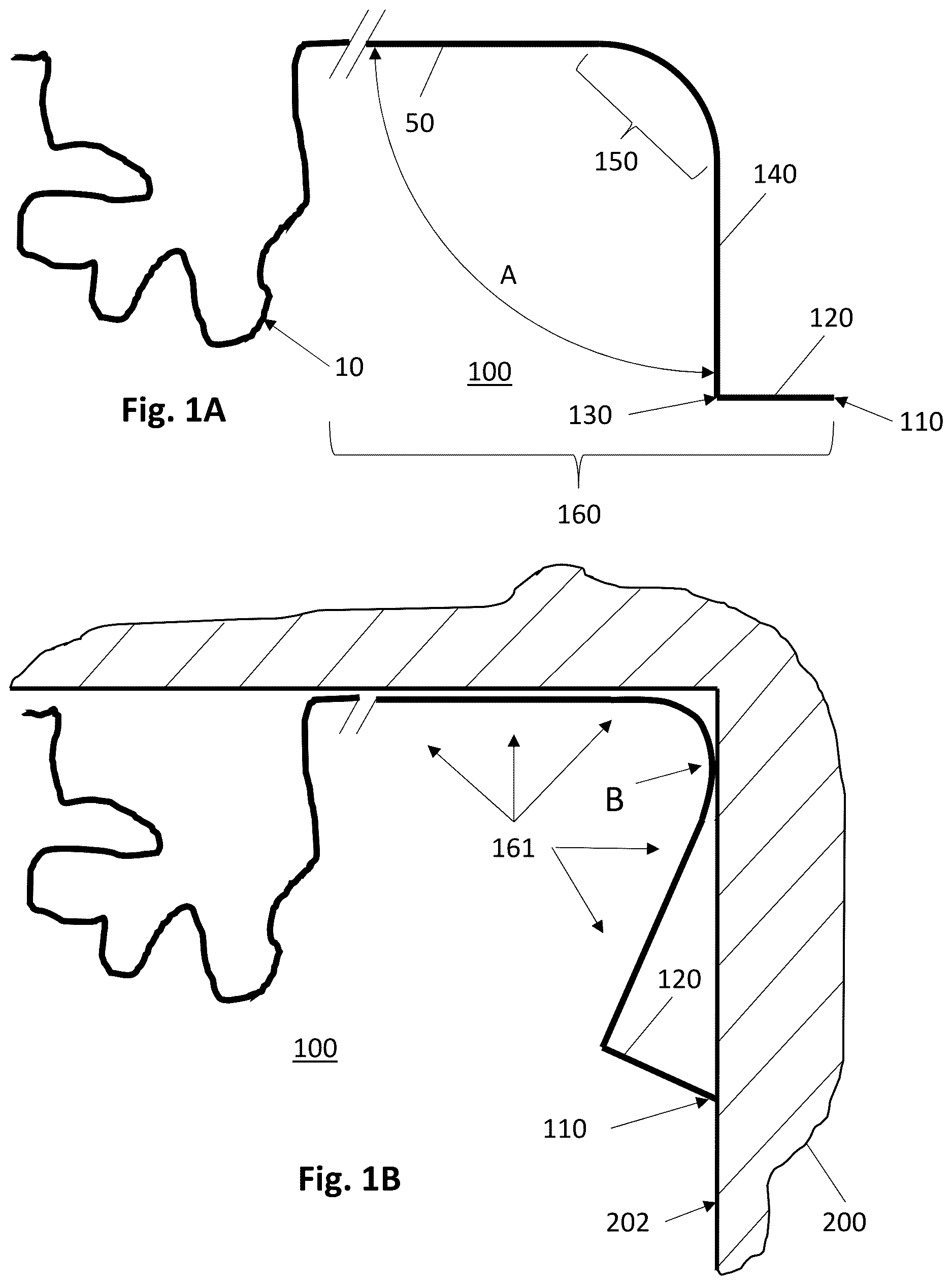 Patent US12617142 Figure 1 – Rolled edge trays having smooth edges and stacking extensions