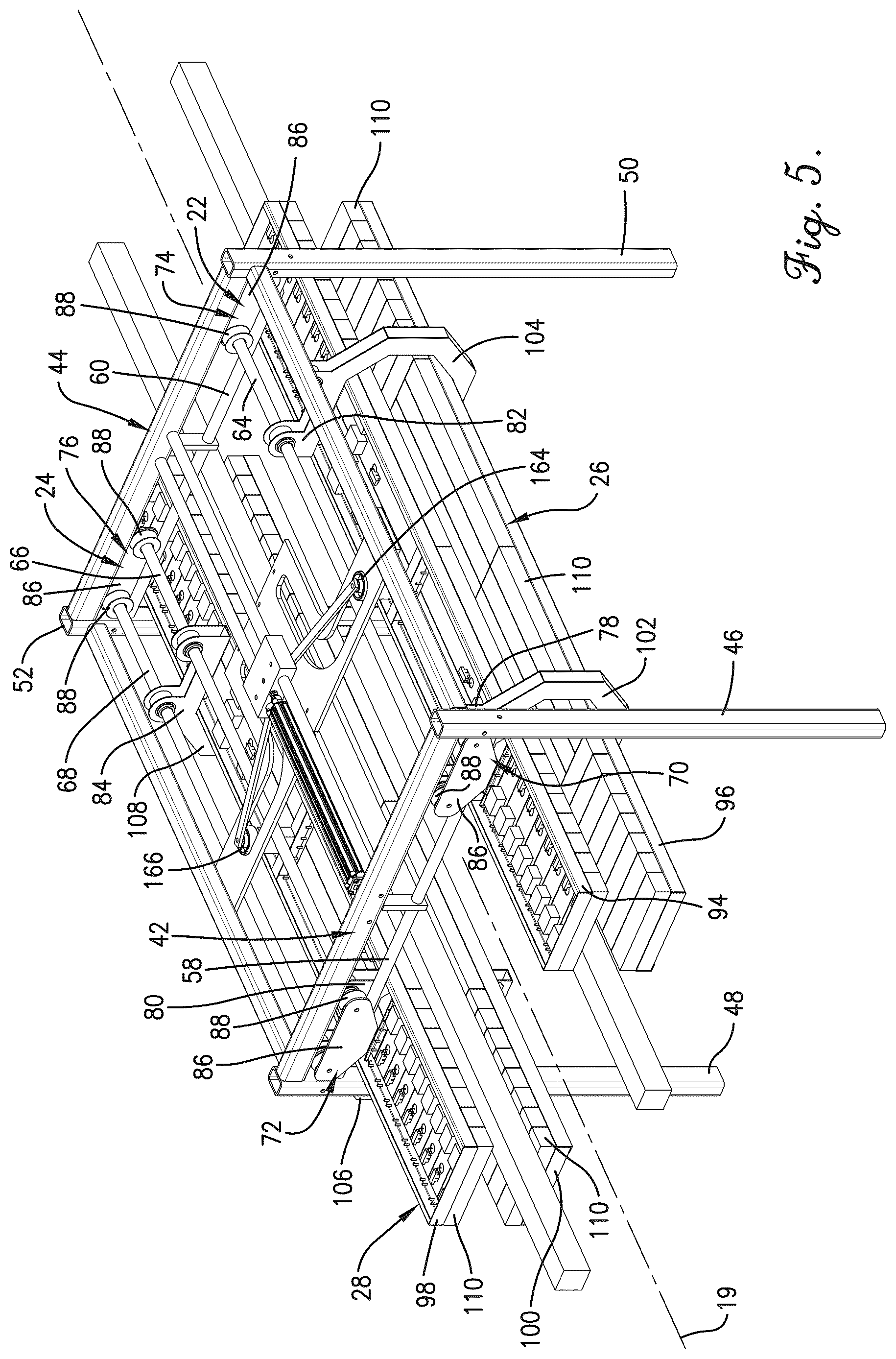 Patent US12617143 Figure 5 – Thermoforming oven with separating heating elements