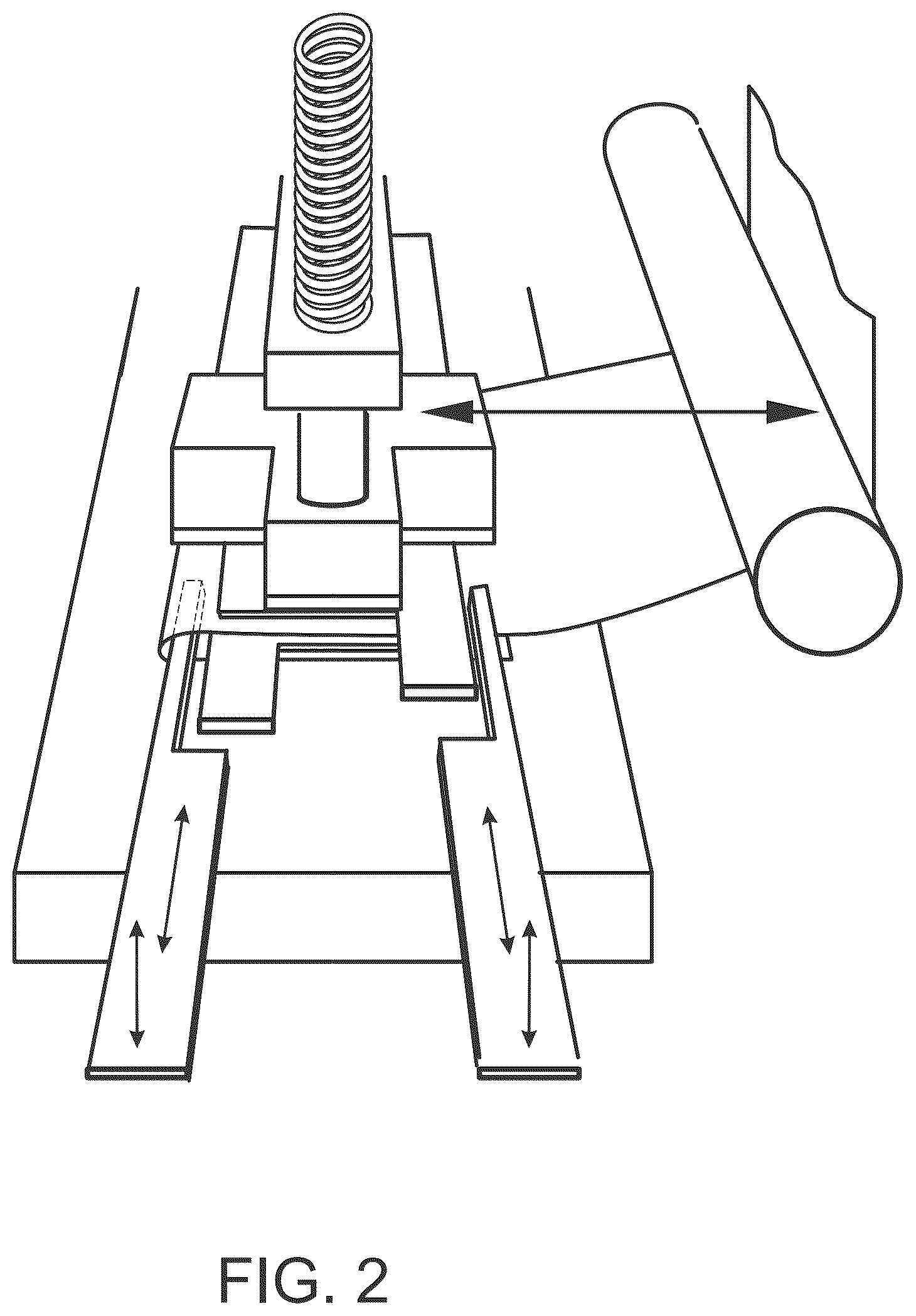 Patent US12617144 Figure 2 – Pin designs for high COF polymer membranes or separator membranes, membrane or separator tension measuring, and related methods