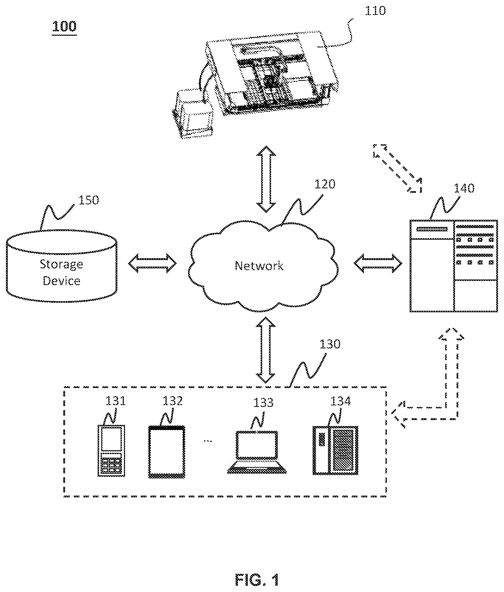 Patent US12617149 Figure 1 – Systems and methods for treating a printed model