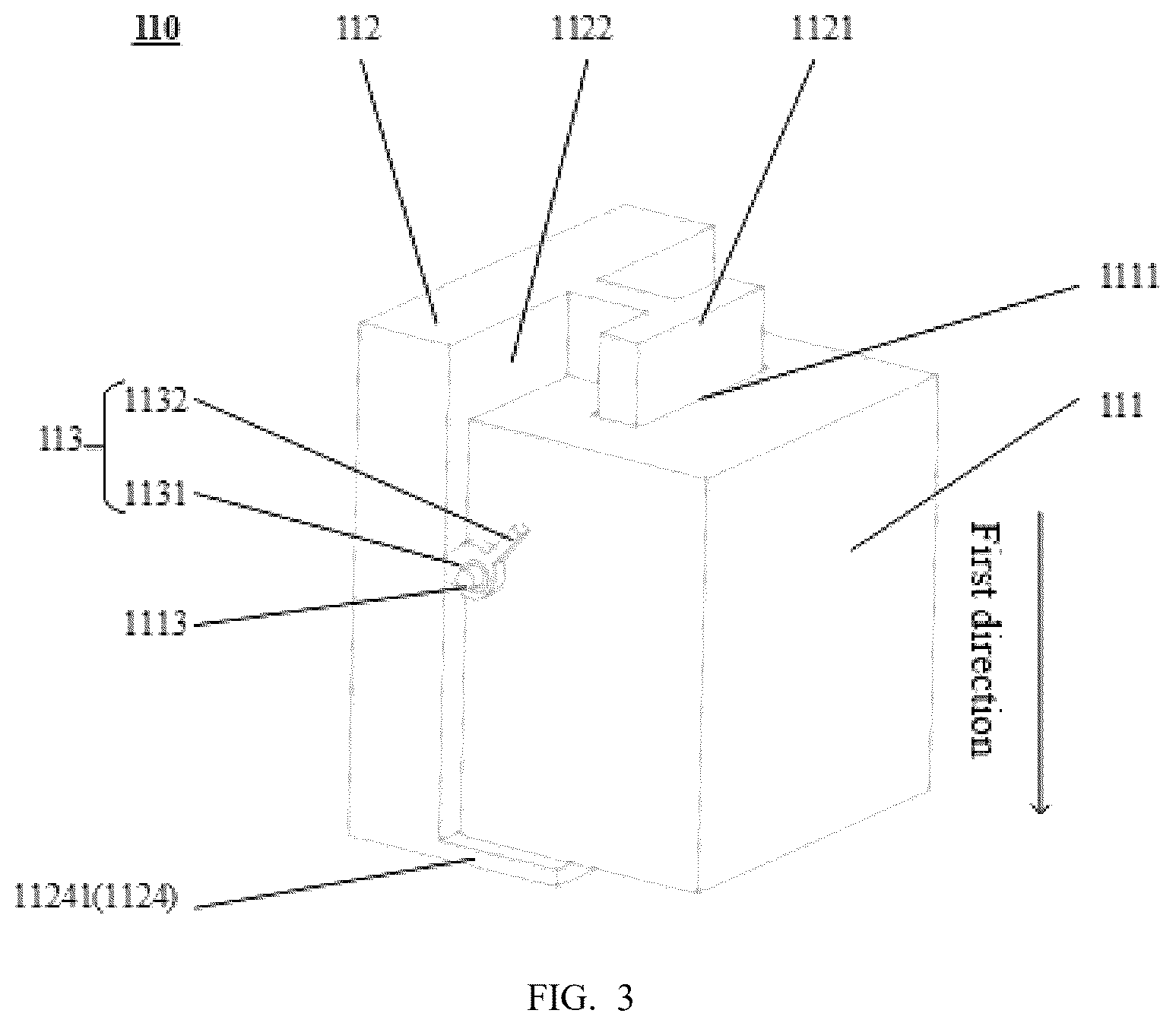 Patent US12617151 Figure 3 – Print head assembly and modeling apparatus