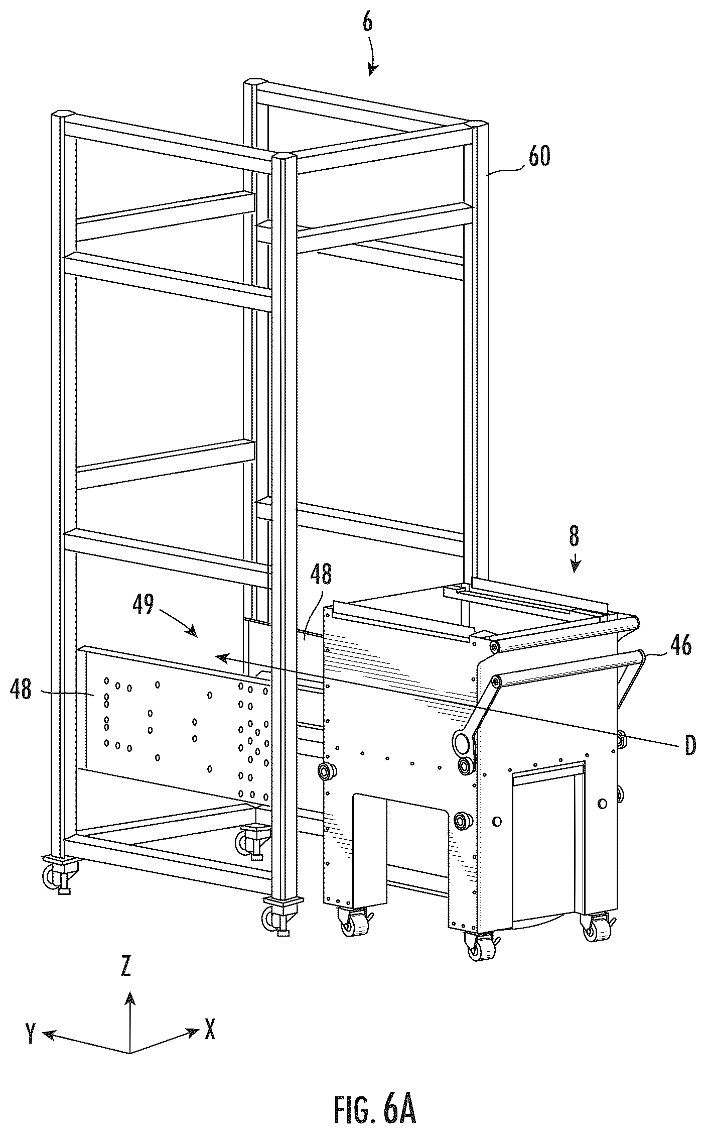 Patent US12617153 Figure 5 – Three-dimensional printing system with resin vessel positioning system