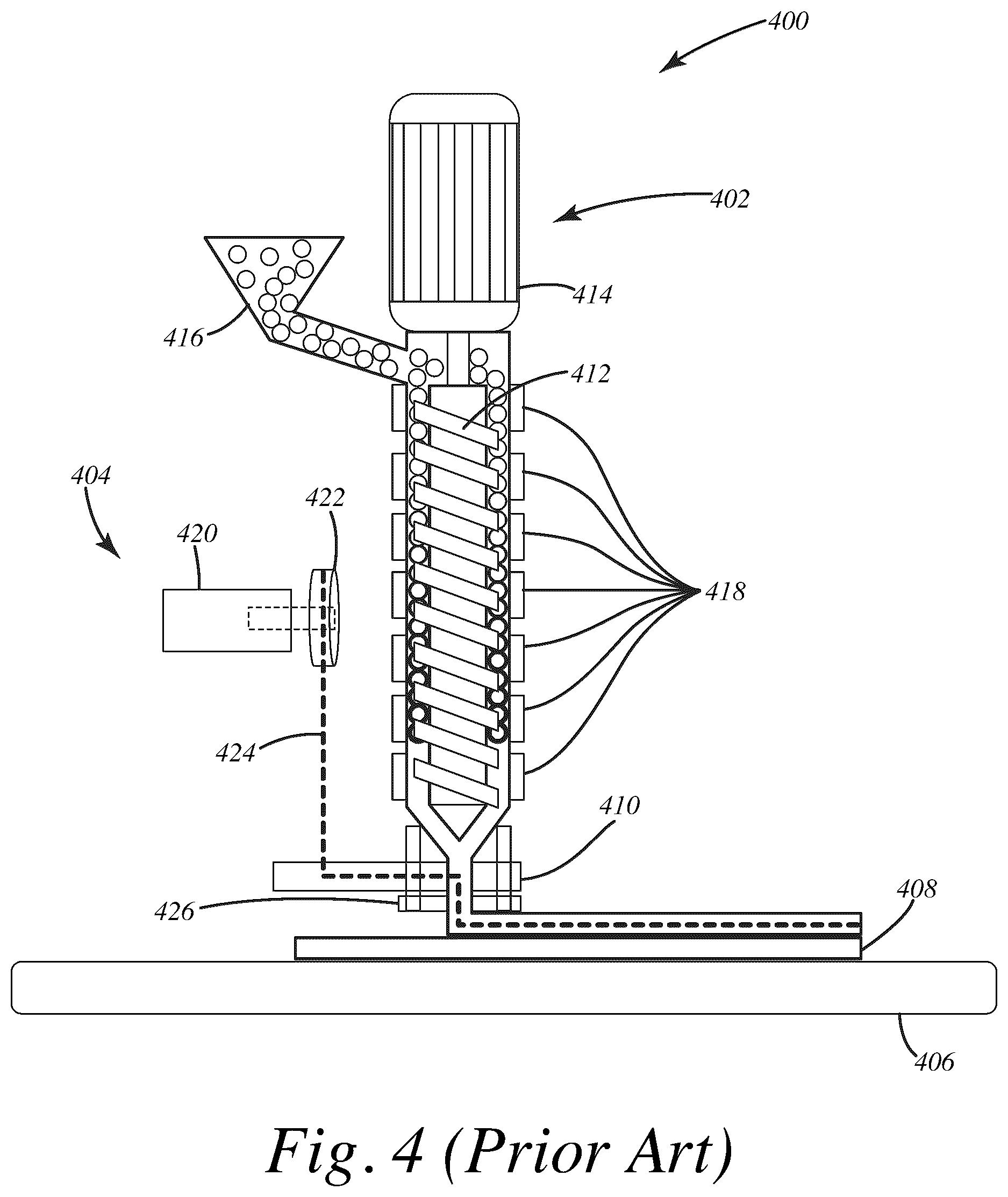 Patent US12617159 Figure 4 – Wire anchoring for co-extruded printing
