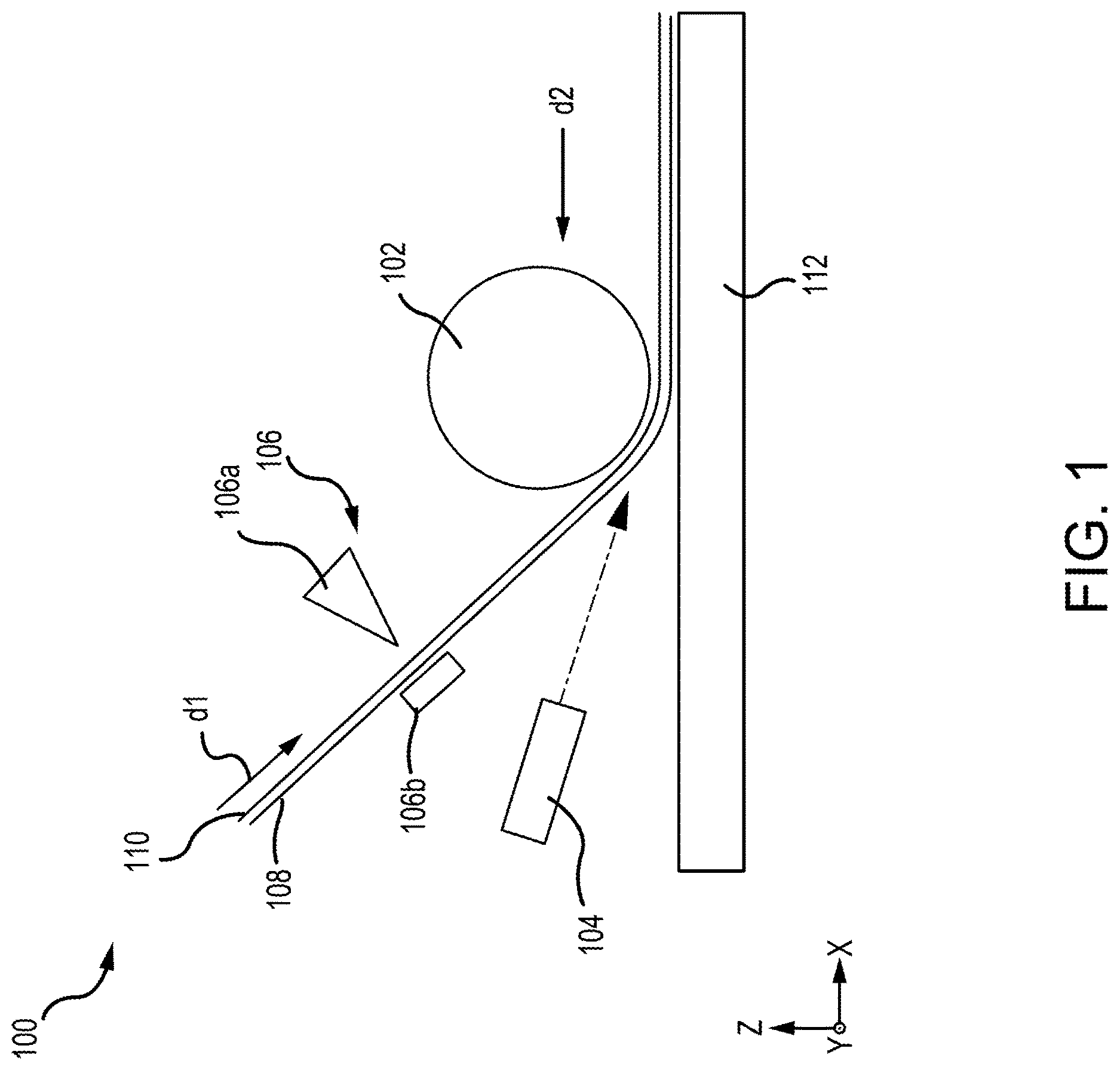 Patent US12617163 Figure 1 – Automated fiber placement of glass fiber thermoplastic tow as first ply