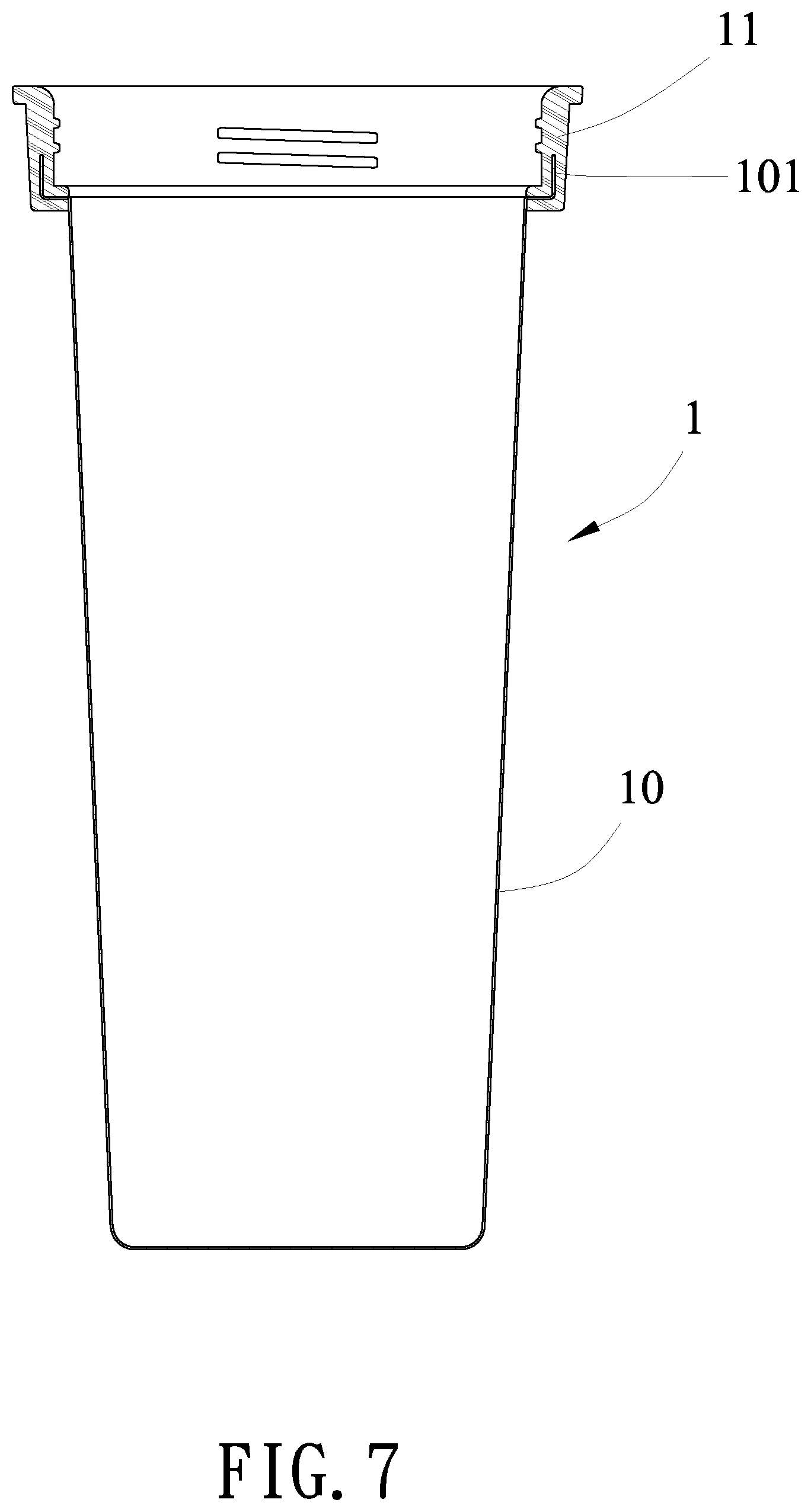 Patent US12617166 Figure 7 – Composite inner cup and double-layer cup manufacturing method