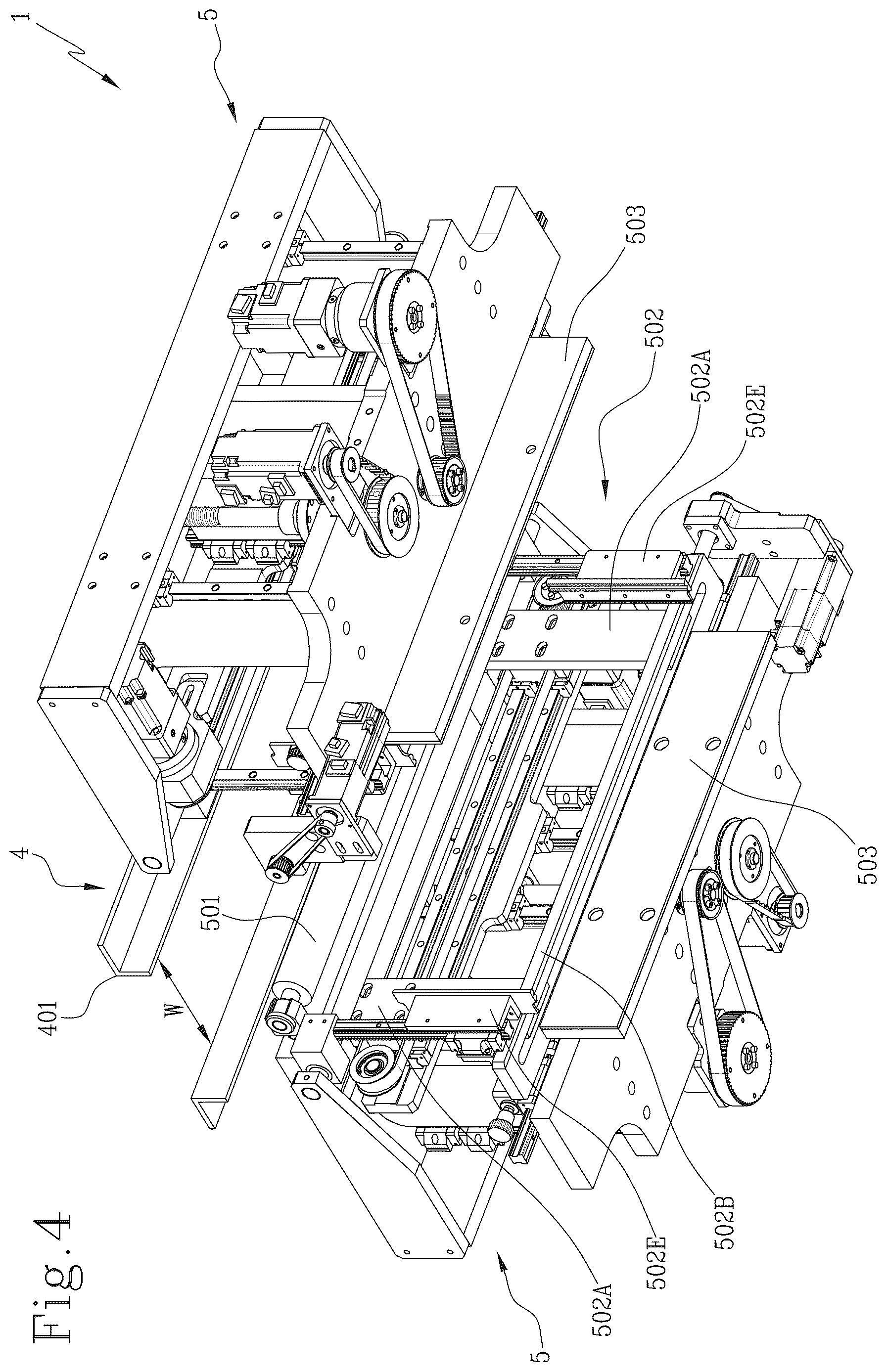 Patent US12617172 Figure 4 – Apparatus and method for wrapping a cardboard box