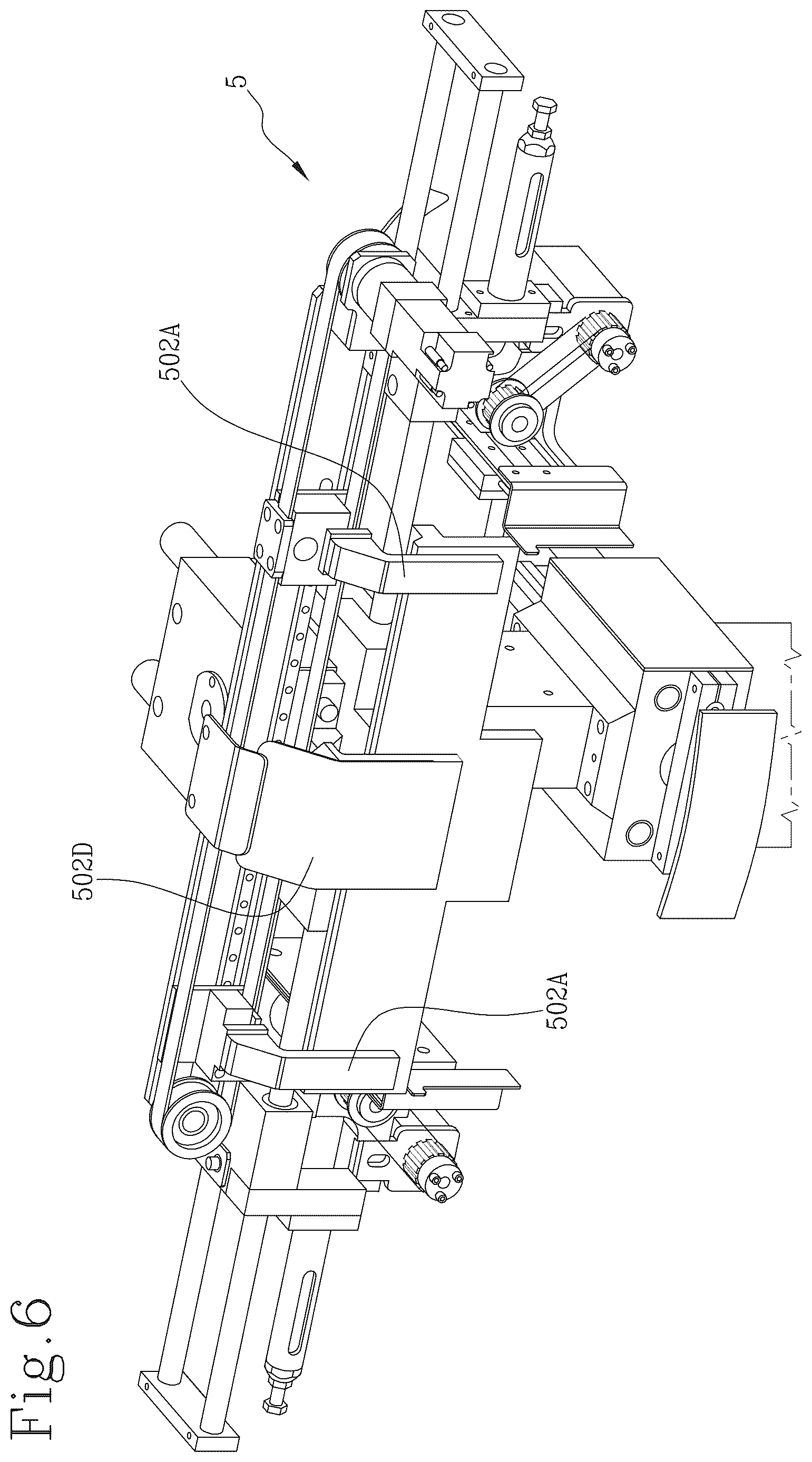Patent US12617172 Figure 6 – Apparatus and method for wrapping a cardboard box