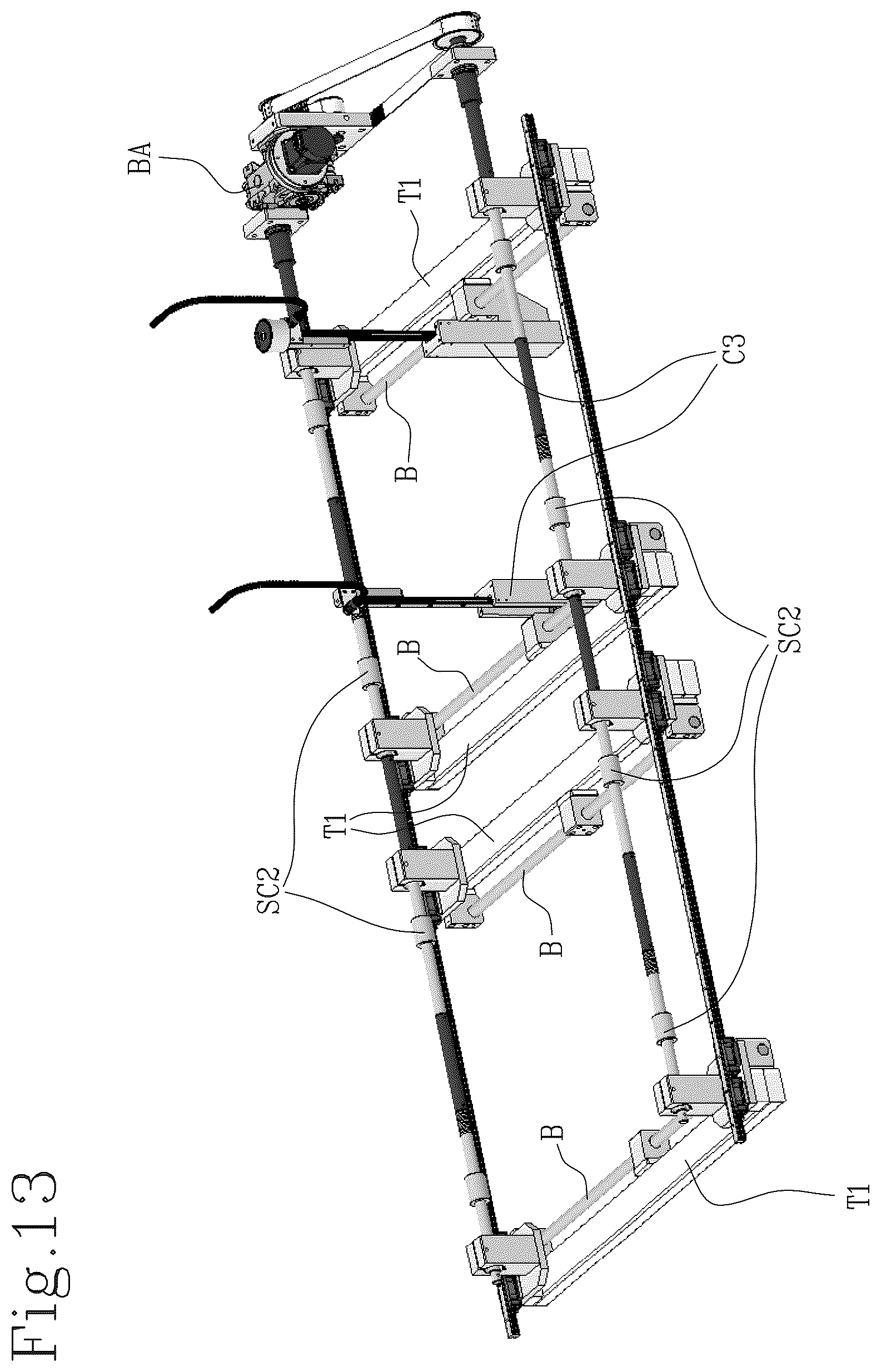 Patent US12617172 Figure 13 – Apparatus and method for wrapping a cardboard box