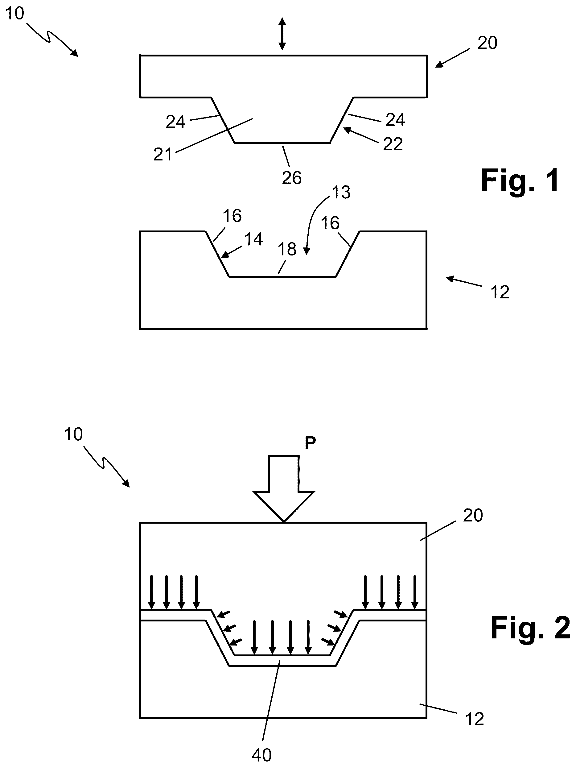 Patent US12617173 Figure 1 – Method for manufacturing three-dimensional products from a fiber-containing material using at least one forming tool and forming tool