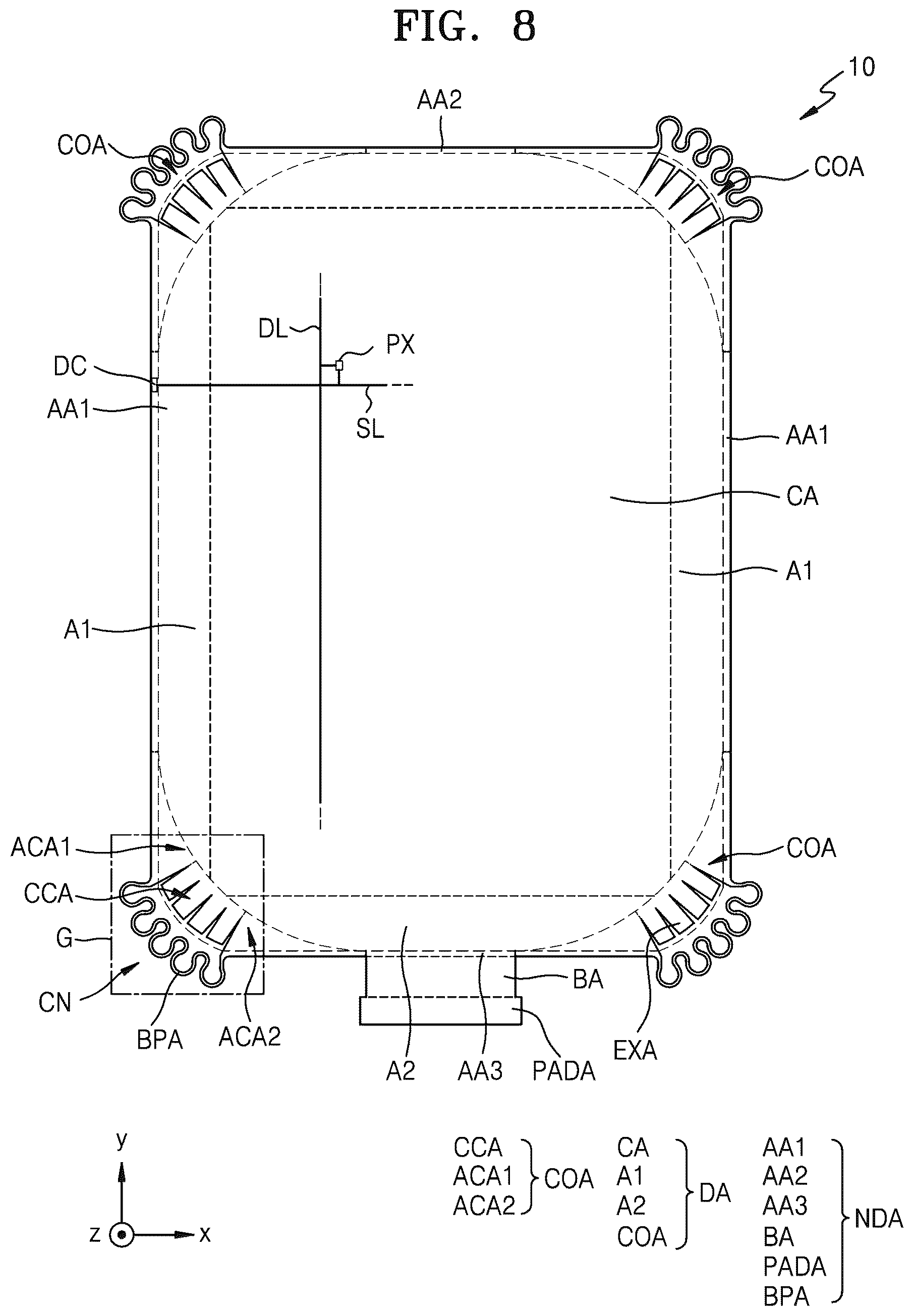 Patent US12617174 Figure 12 – Display panel and display apparatus