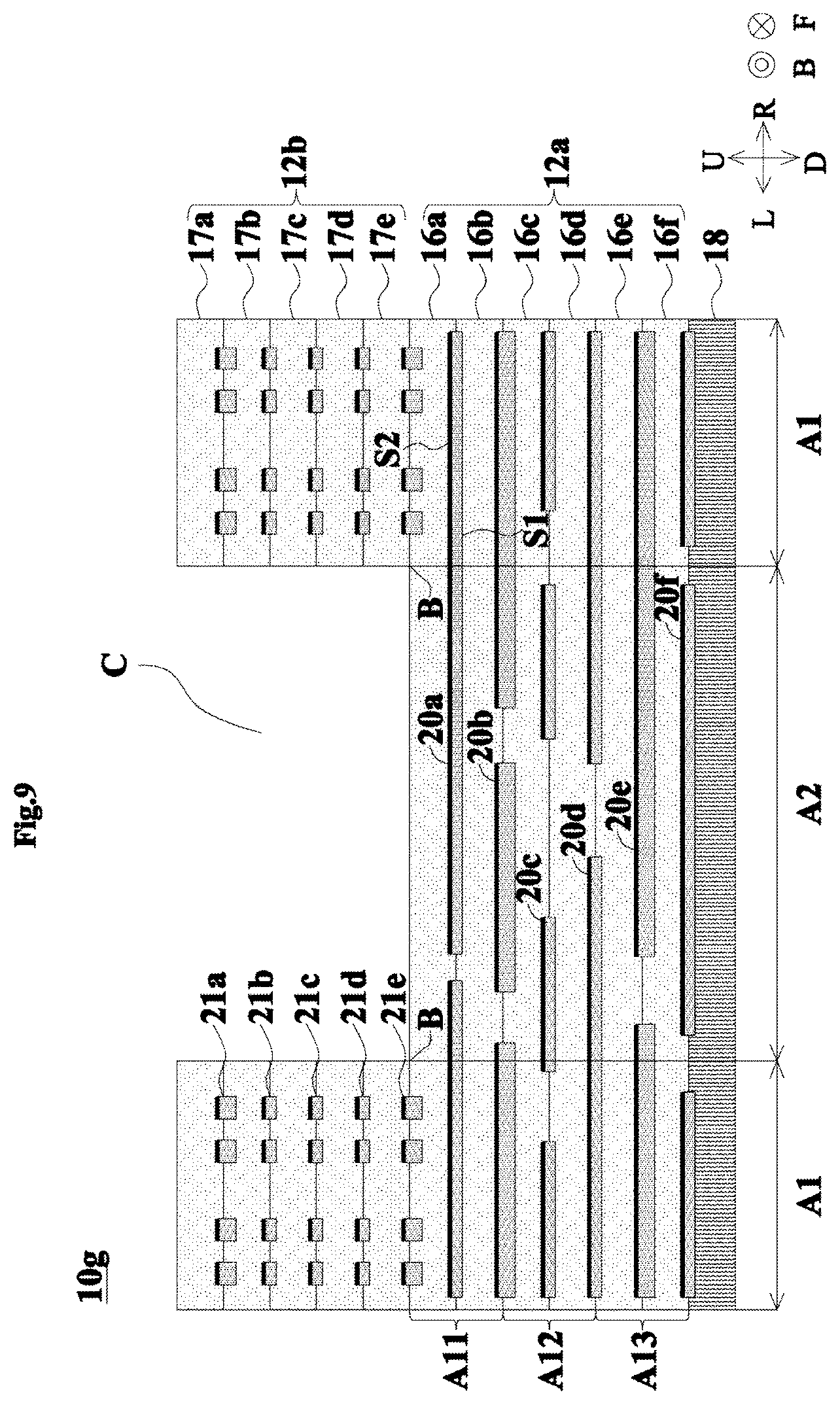 Patent US12617182 Figure 9 – Multilayer substrate
