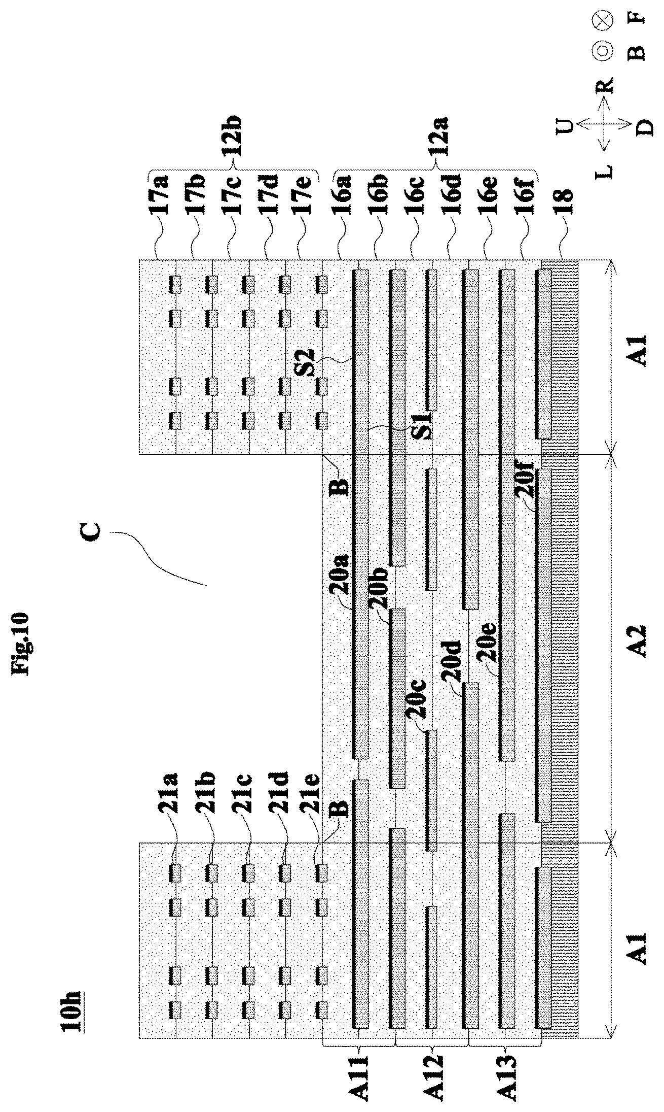 Patent US12617182 Figure 10 – Multilayer substrate