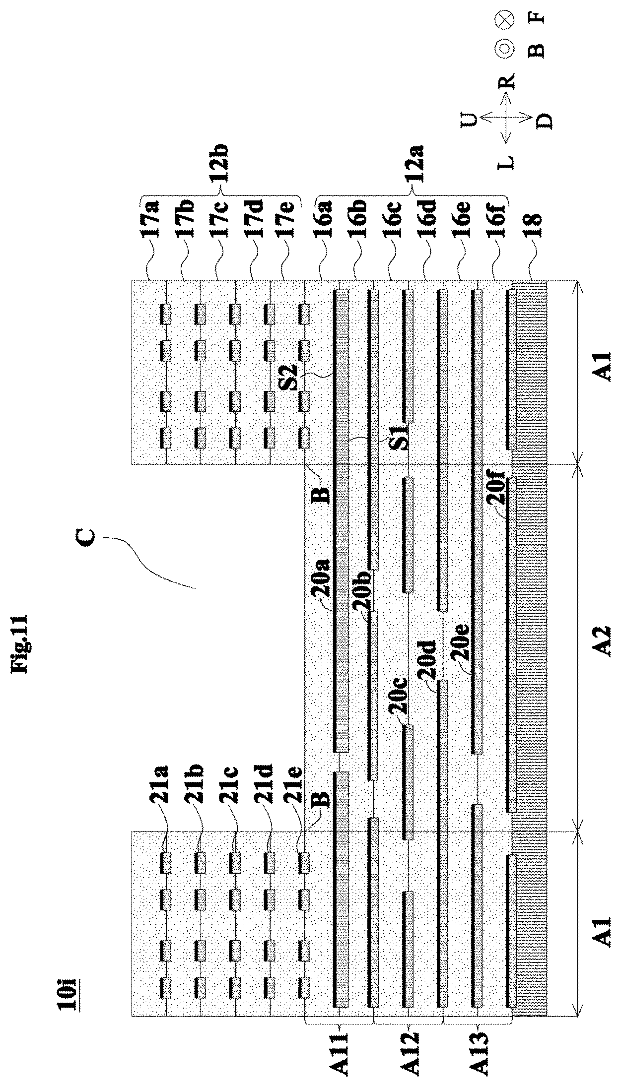 Patent US12617182 Figure 11 – Multilayer substrate
