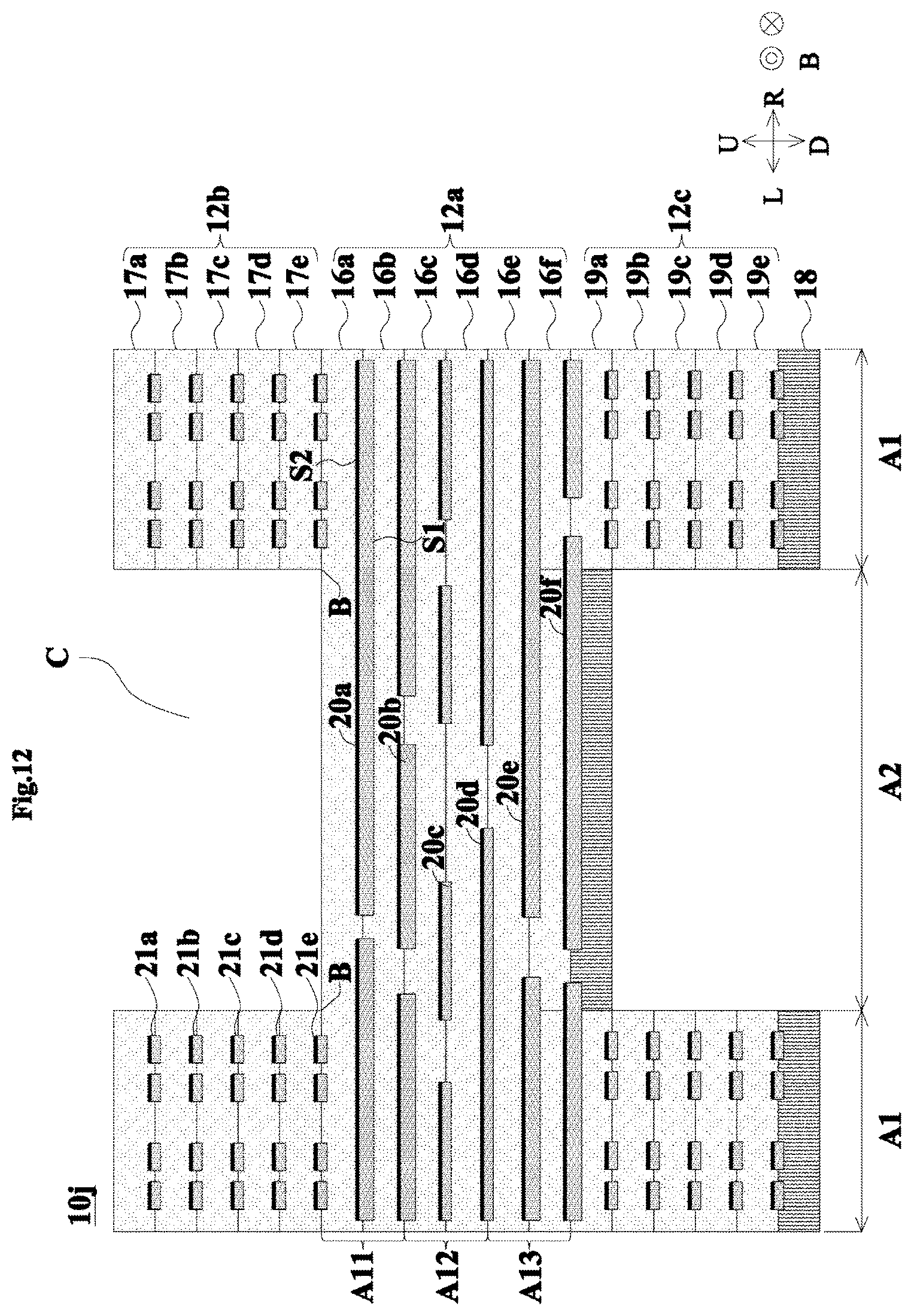 Patent US12617182 Figure 12 – Multilayer substrate