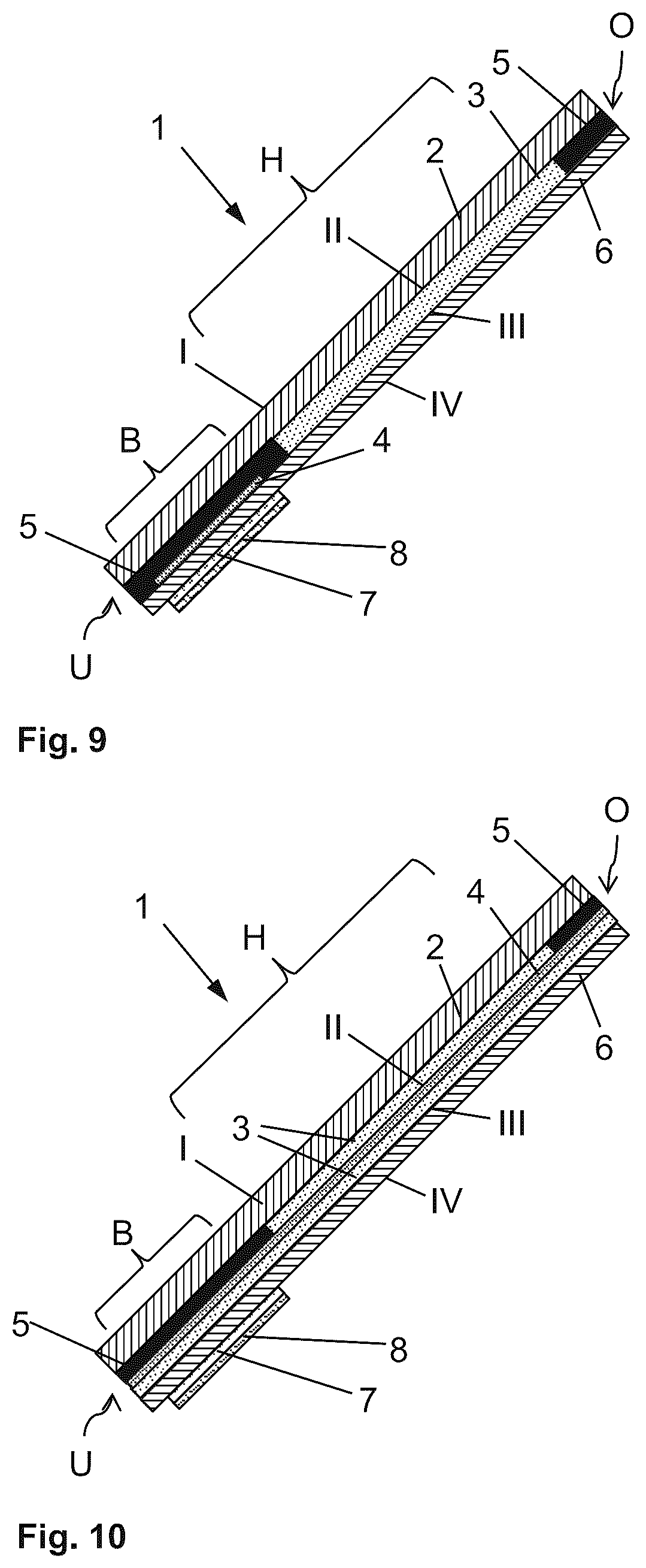 Patent US12617185 Figure 5 – Laminated pane with retardation plate