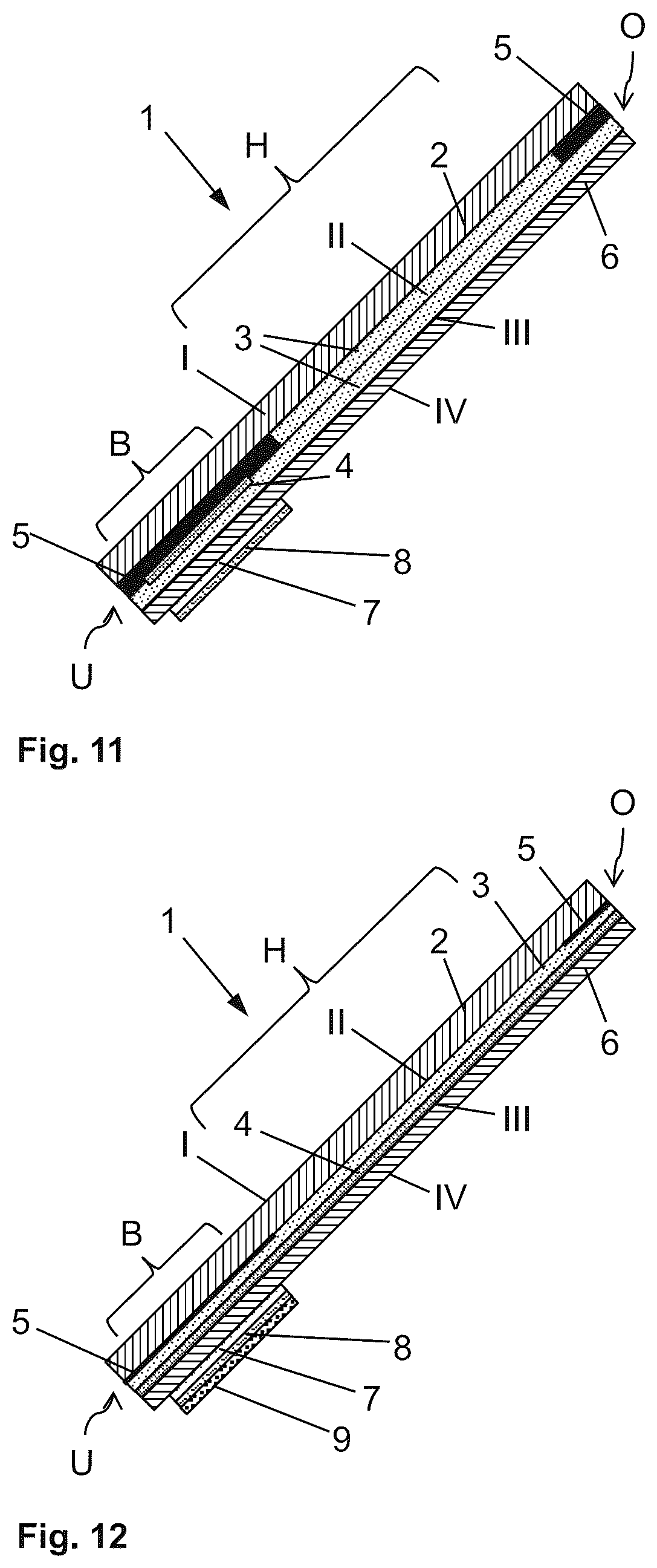 Patent US12617185 Figure 6 – Laminated pane with retardation plate