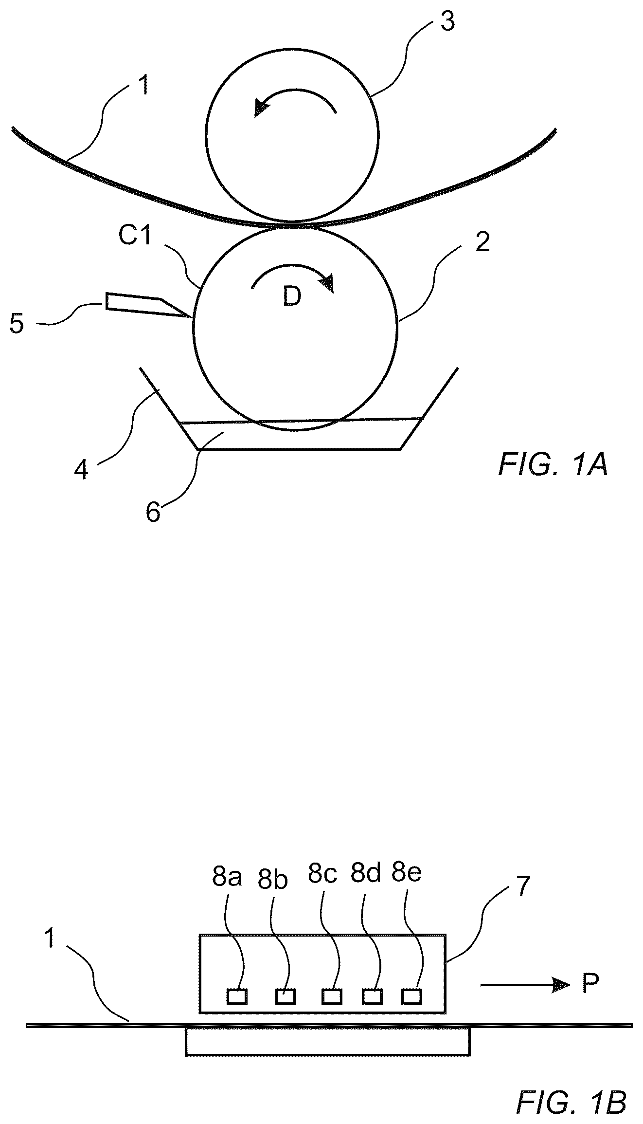 Patent US12617196 Figure 1 – Method to produce a panel with an embossed structure