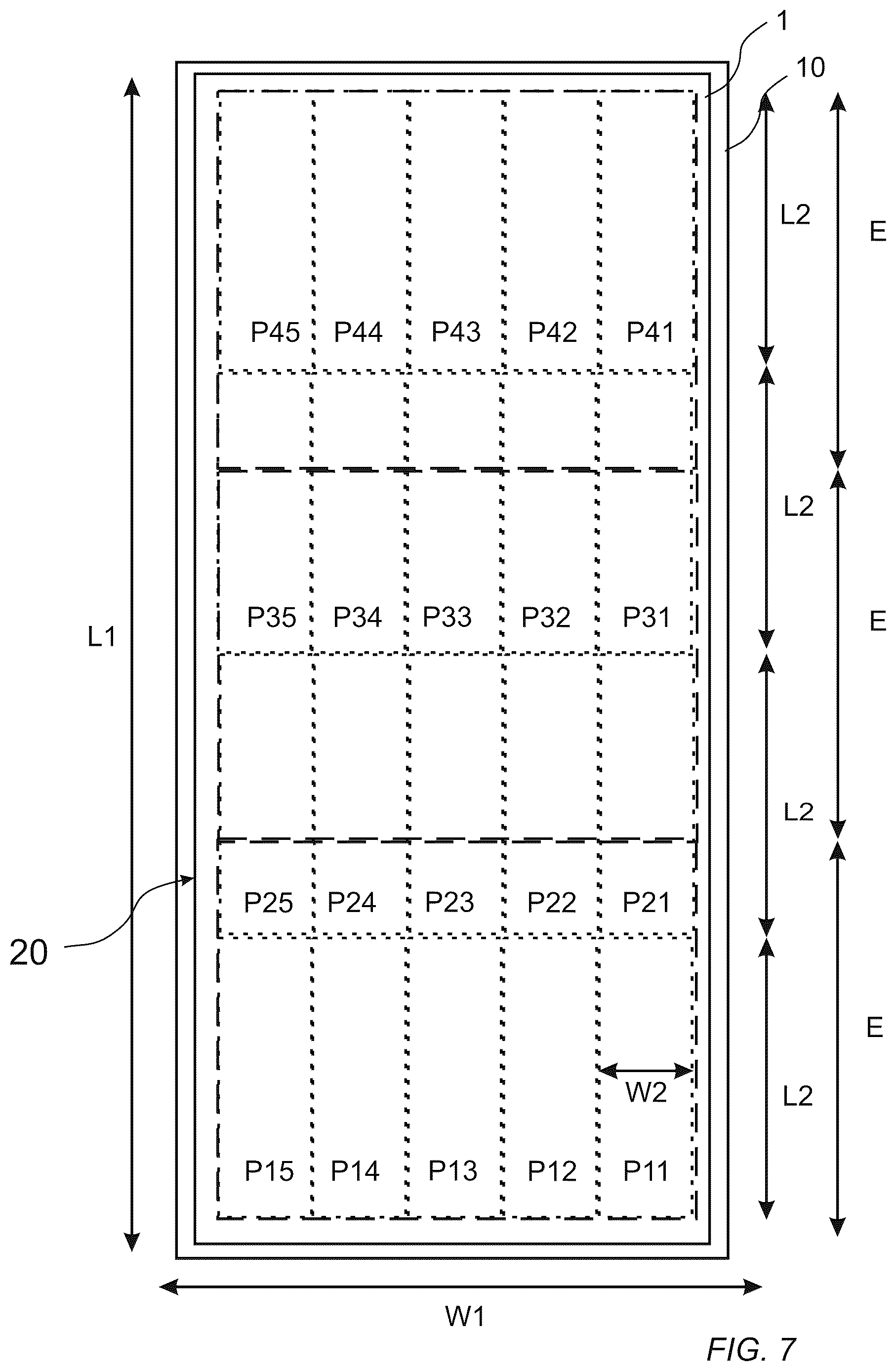 Patent US12617196 Figure 5 – Method to produce a panel with an embossed structure