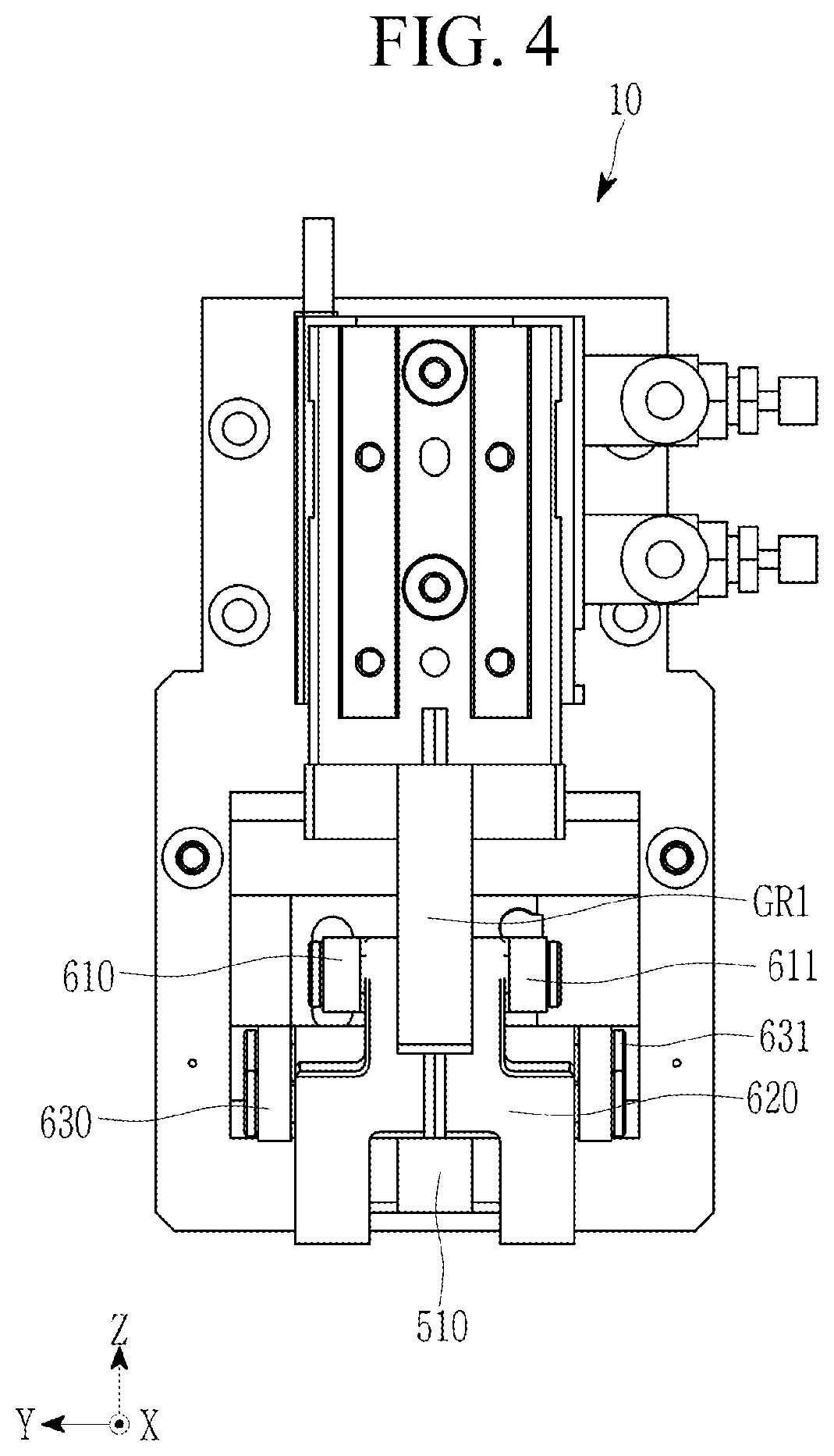 Patent US12617197 Figure 4 – Apparatus and method of peeling film