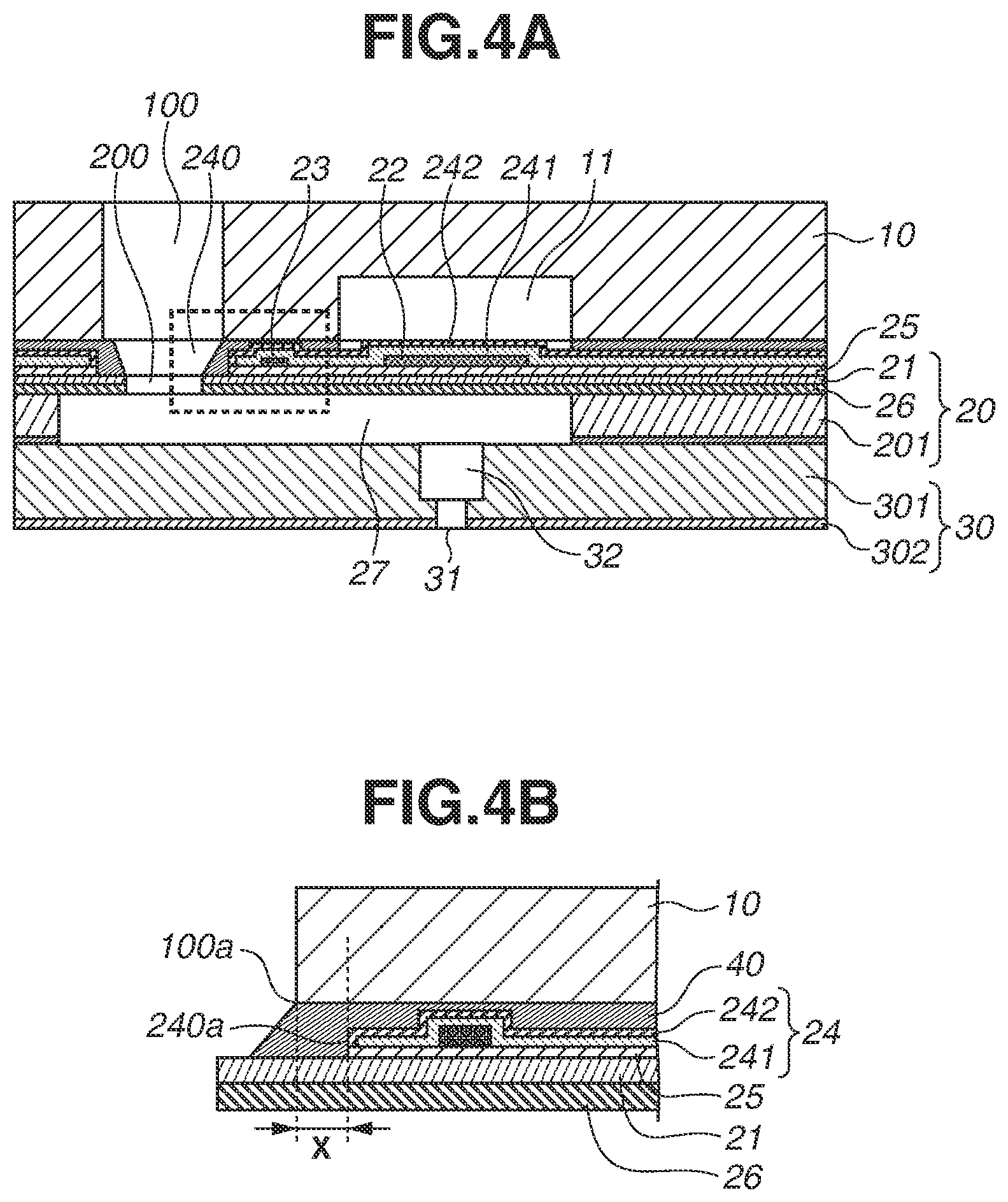 Patent US12617203 Figure 4 – Liquid discharge head, element substrate and method for manufacturing the same