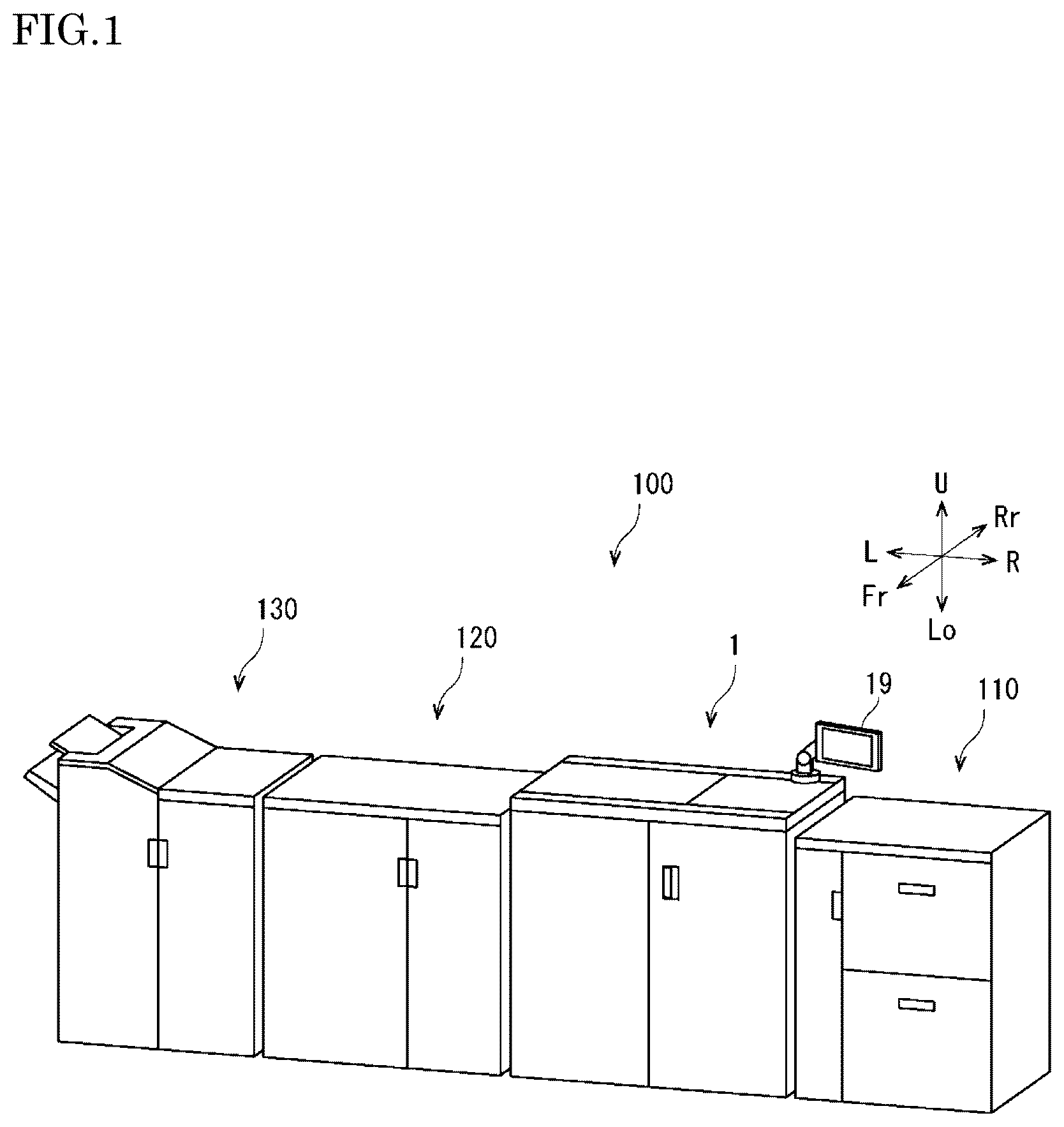Patent US12617206 Figure 1 – Maintenance device and inkjet recording apparatus