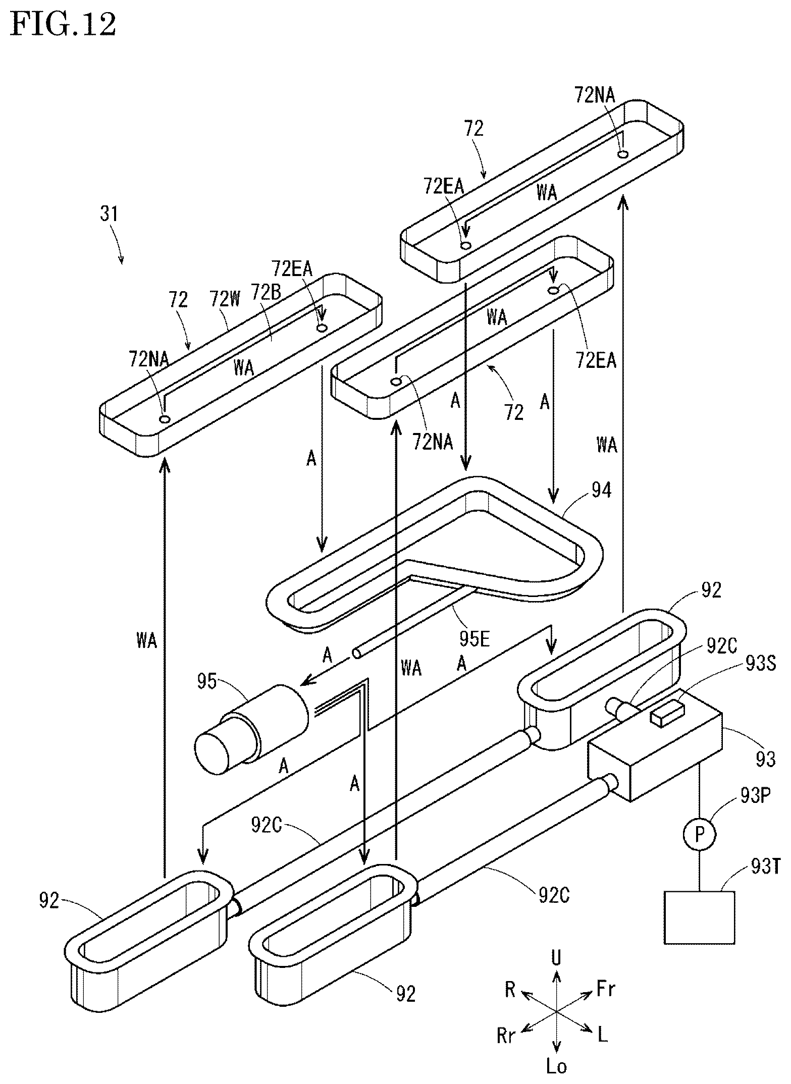 Patent US12617206 Figure 10 – Maintenance device and inkjet recording apparatus