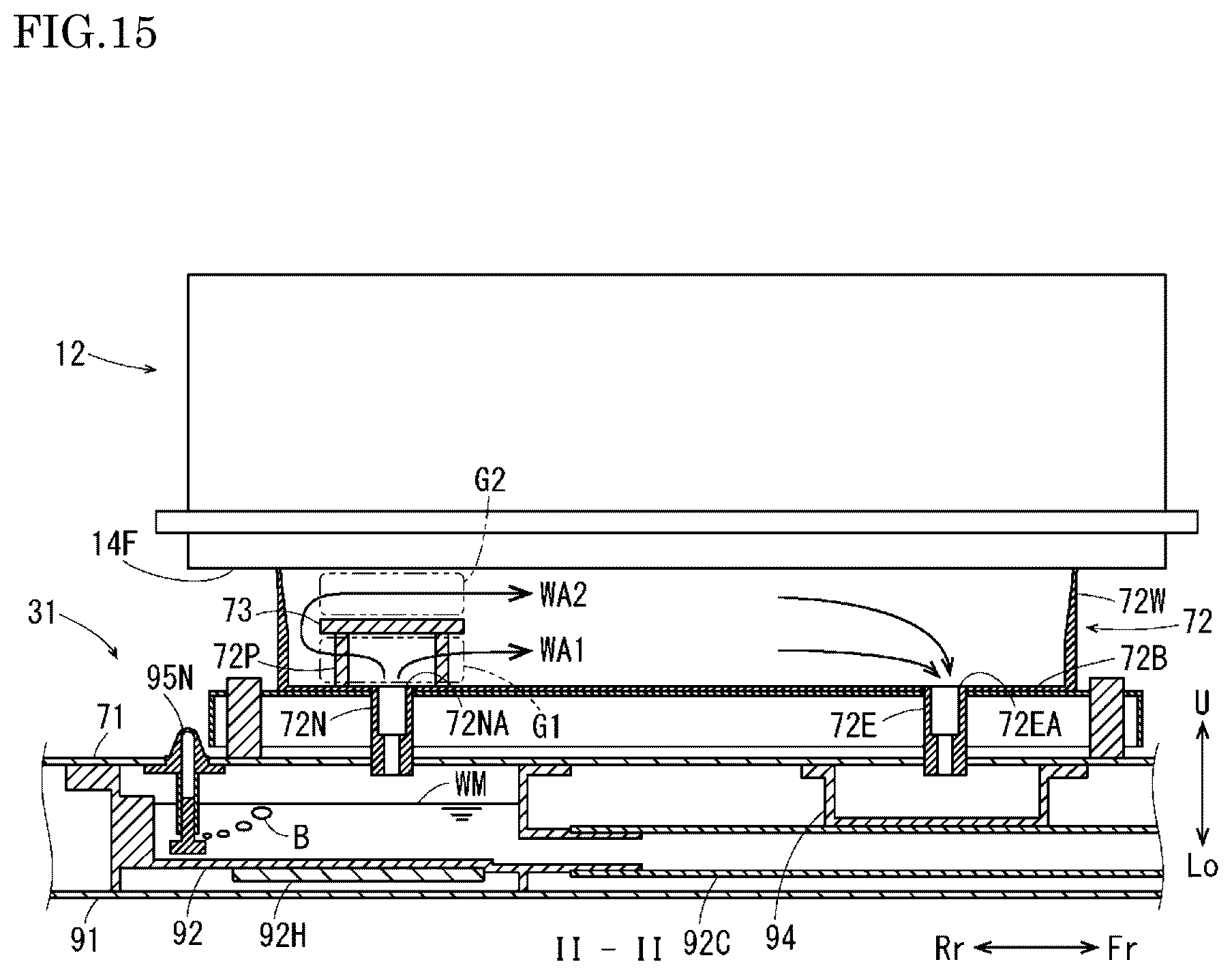 Patent US12617206 Figure 12 – Maintenance device and inkjet recording apparatus