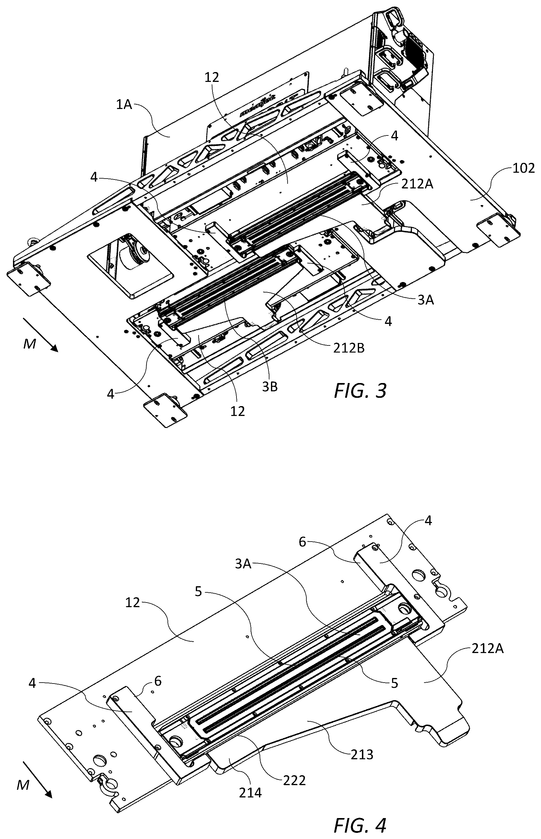 Patent US12617210 Figure 2 – Printing unit with aerosol extractors for overlapping printheads