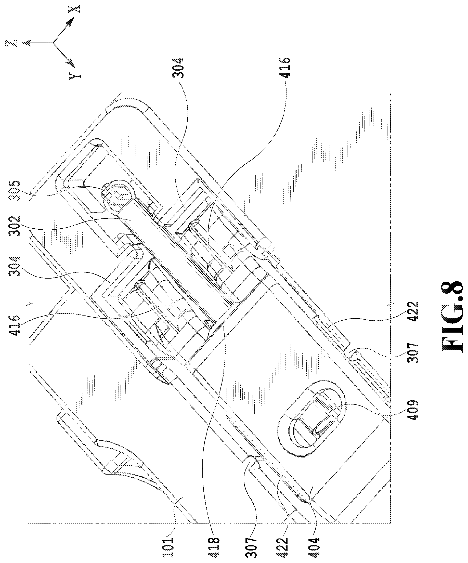 Patent US12617211 Figure 8 – Recording apparatus