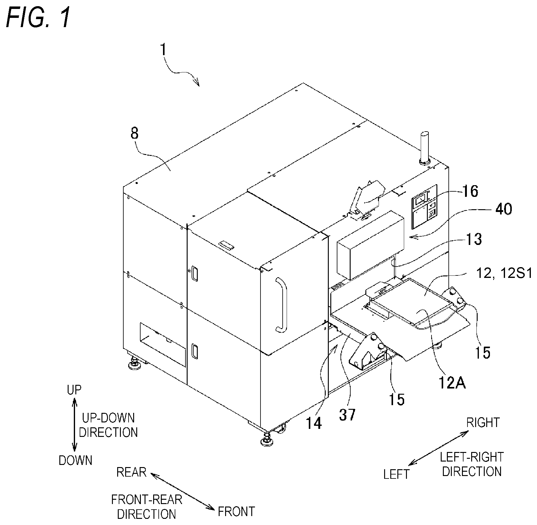 Patent US12617214 — Processing liquid application device — Figure 1