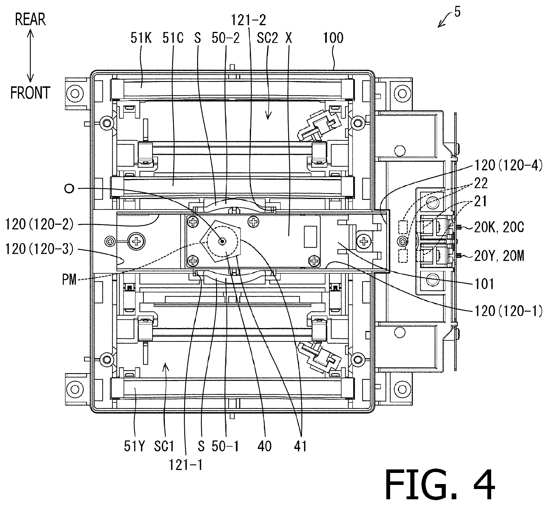 Patent US12617215 Figure 4 – Optical scanning apparatus and image forming apparatus