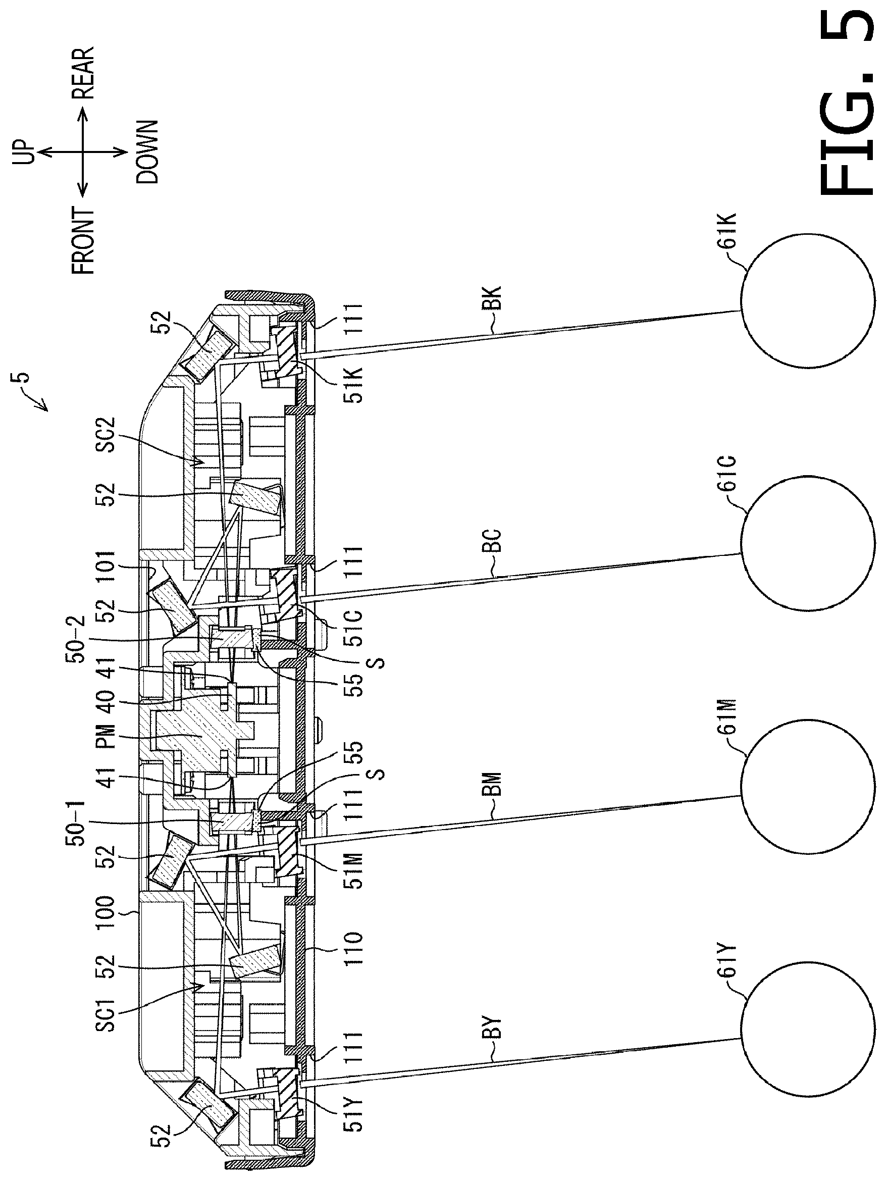 Patent US12617215 Figure 5 – Optical scanning apparatus and image forming apparatus