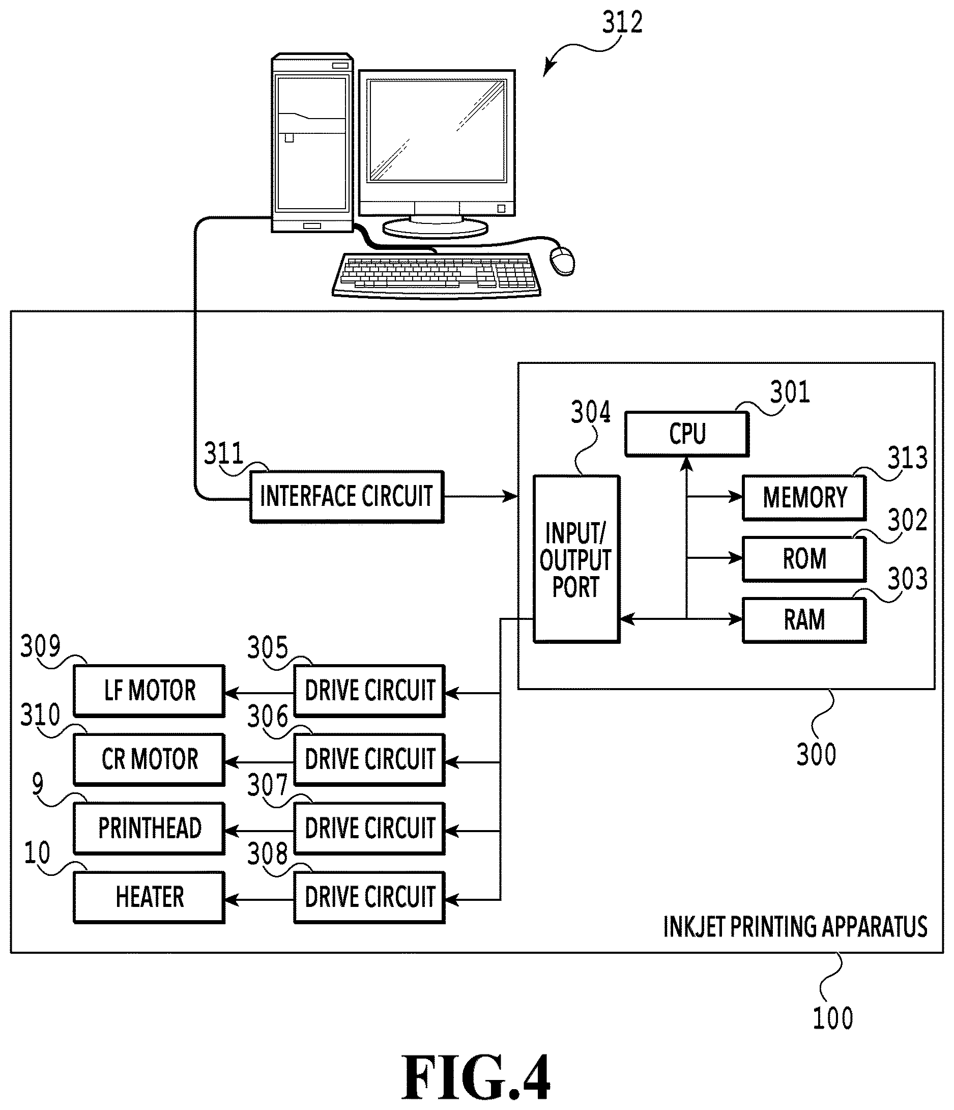 Patent US12617219 Figure 4 – Printing apparatus, printing method, and storage medium