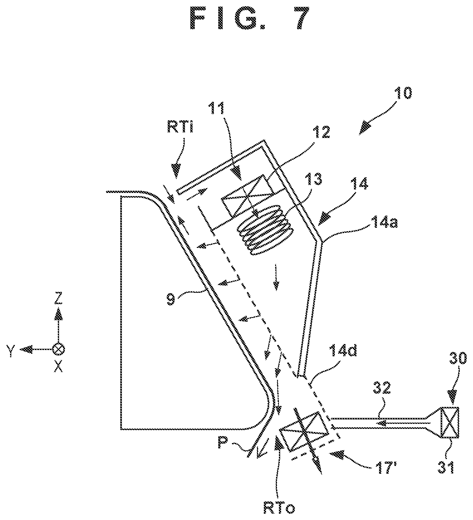Patent US12617220 Figure 7 – Drying device, printing apparatus, and control method thereof