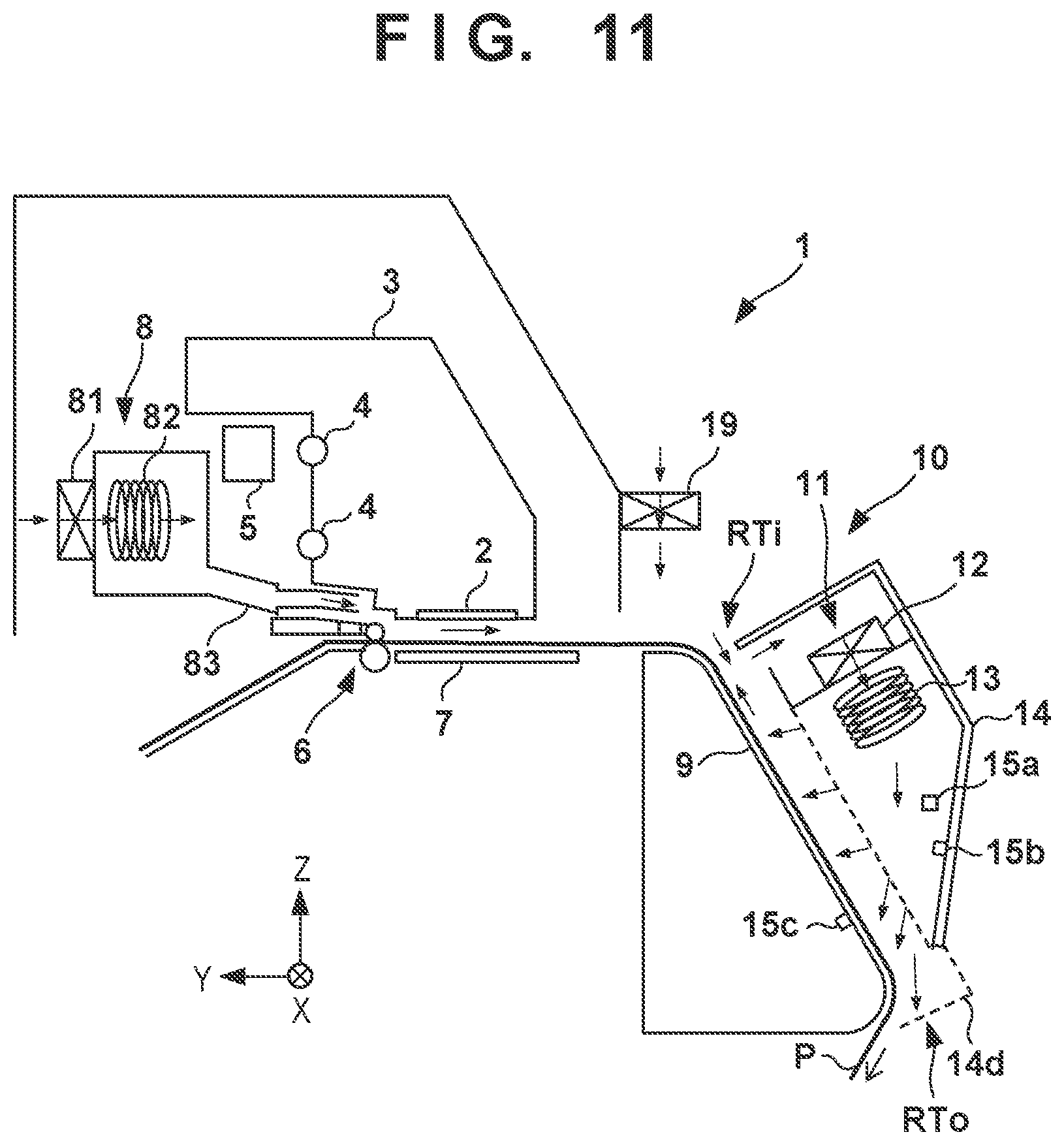 Patent US12617220 Figure 11 – Drying device, printing apparatus, and control method thereof