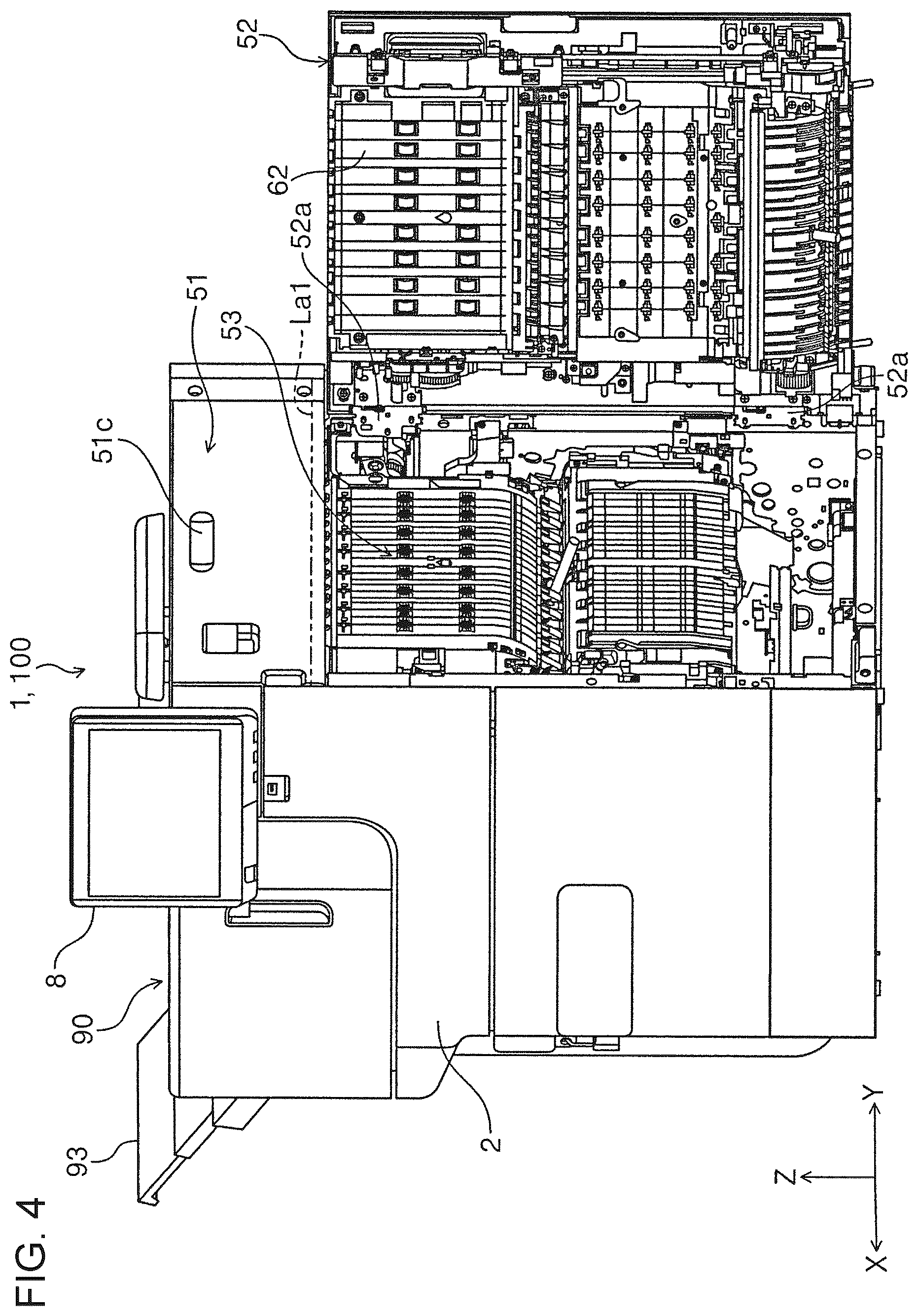 Patent US12617222 Figure 4 – Medium transport device and recording apparatus