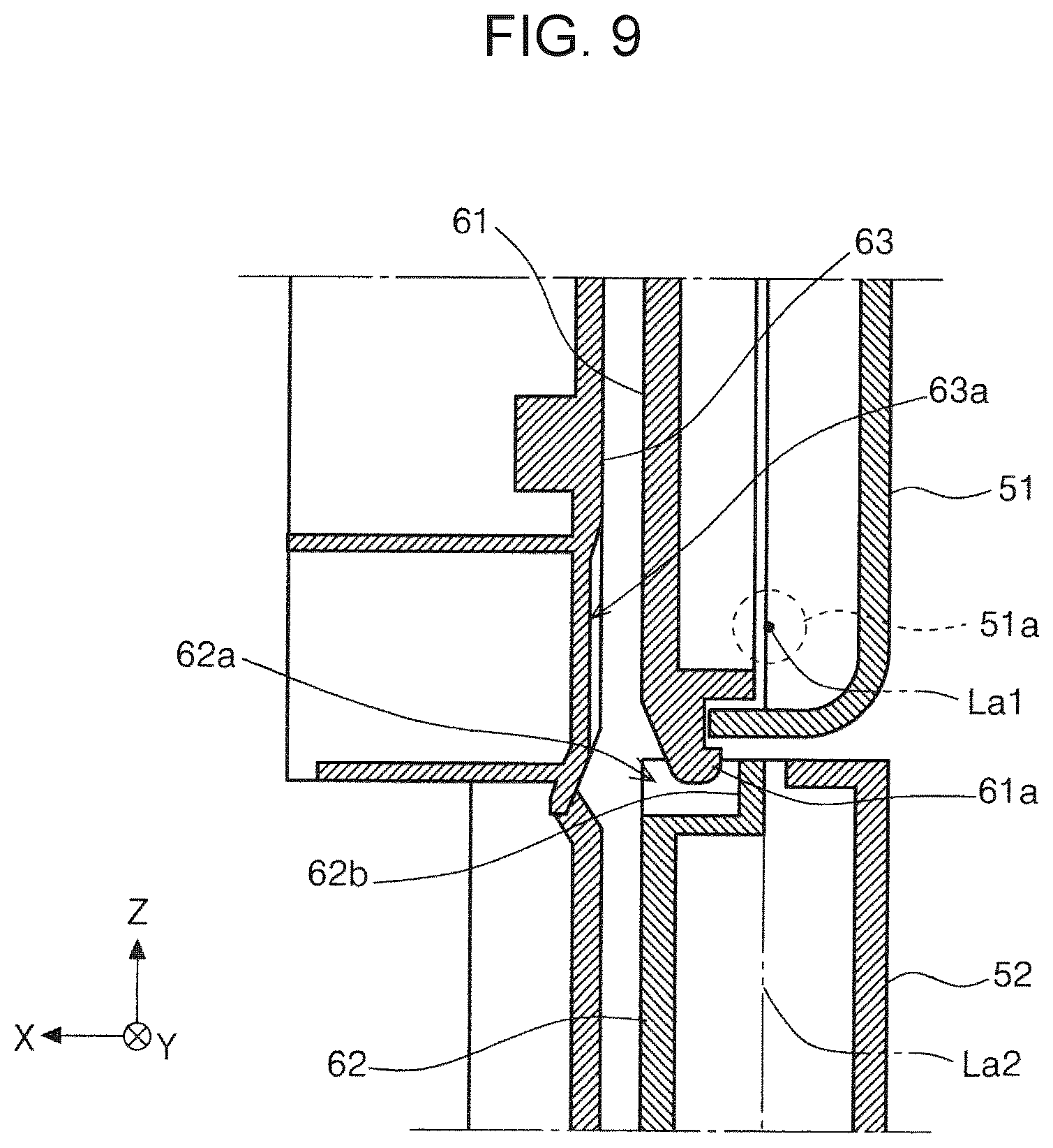 Patent US12617222 Figure 9 – Medium transport device and recording apparatus