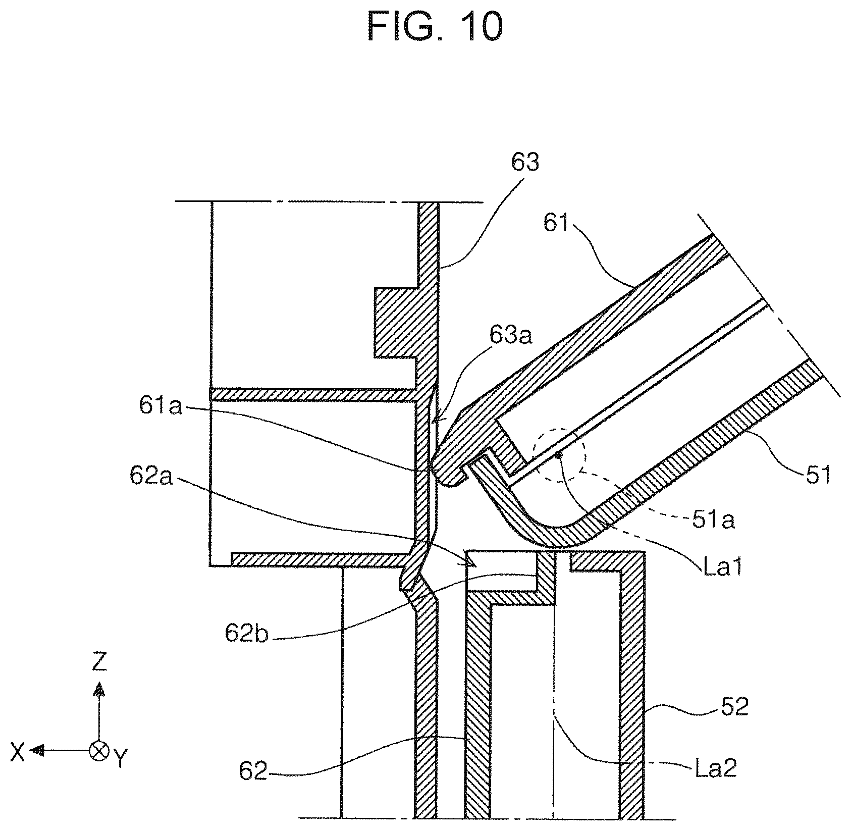 Patent US12617222 Figure 10 – Medium transport device and recording apparatus