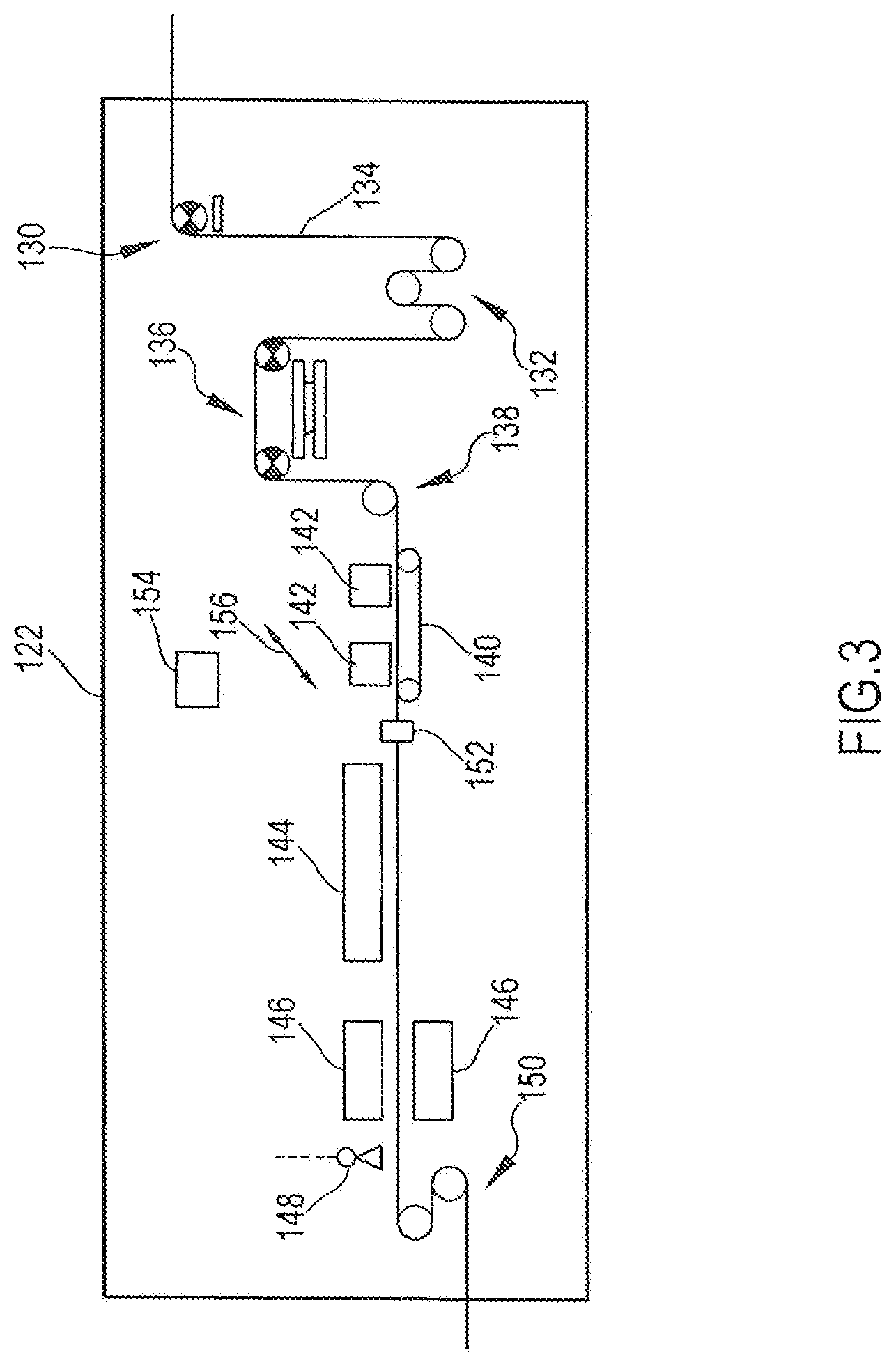 Patent US12617223 Figure 3 – Plant and process for pre-coating and printing on metallic strips