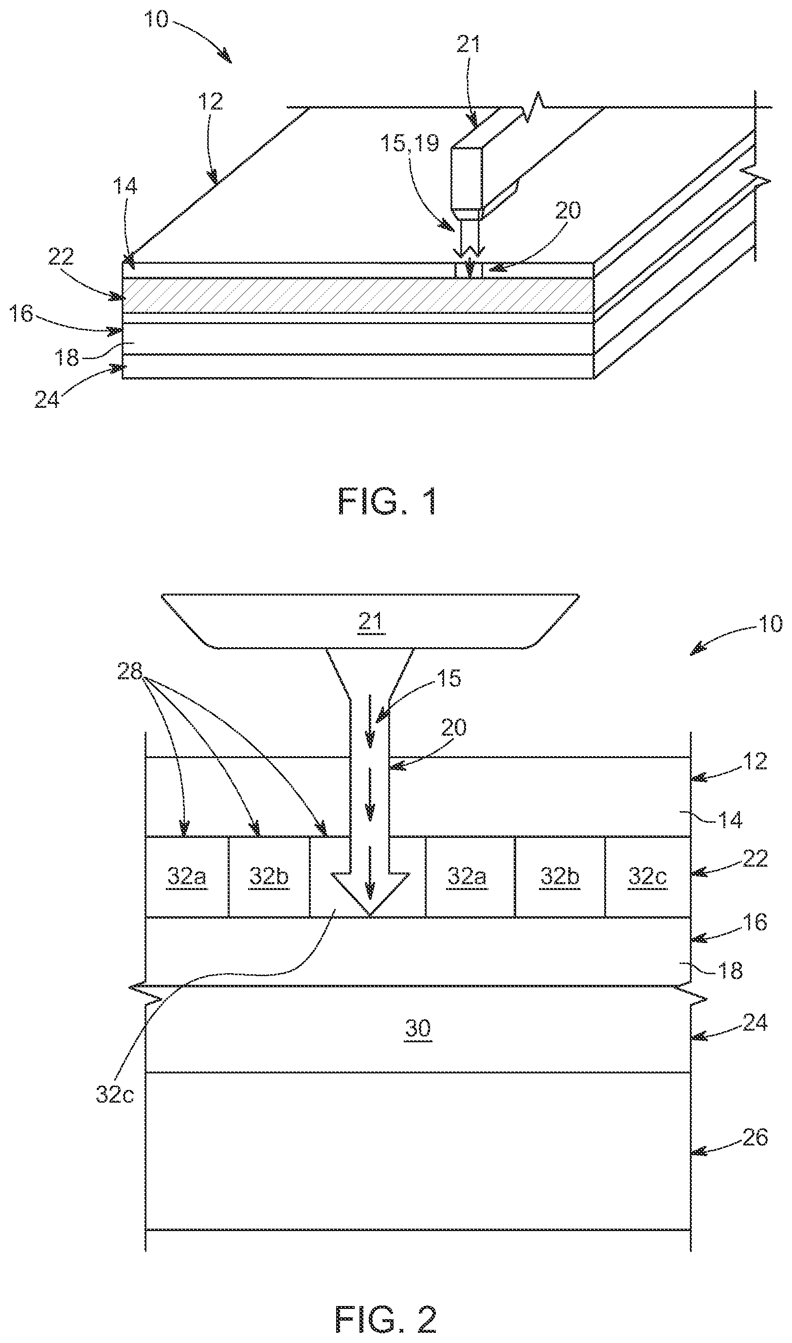 Patent US12617224 Figure 1 – Multi-layered revealable substrates and methods of producing and using said multi-layered substrates