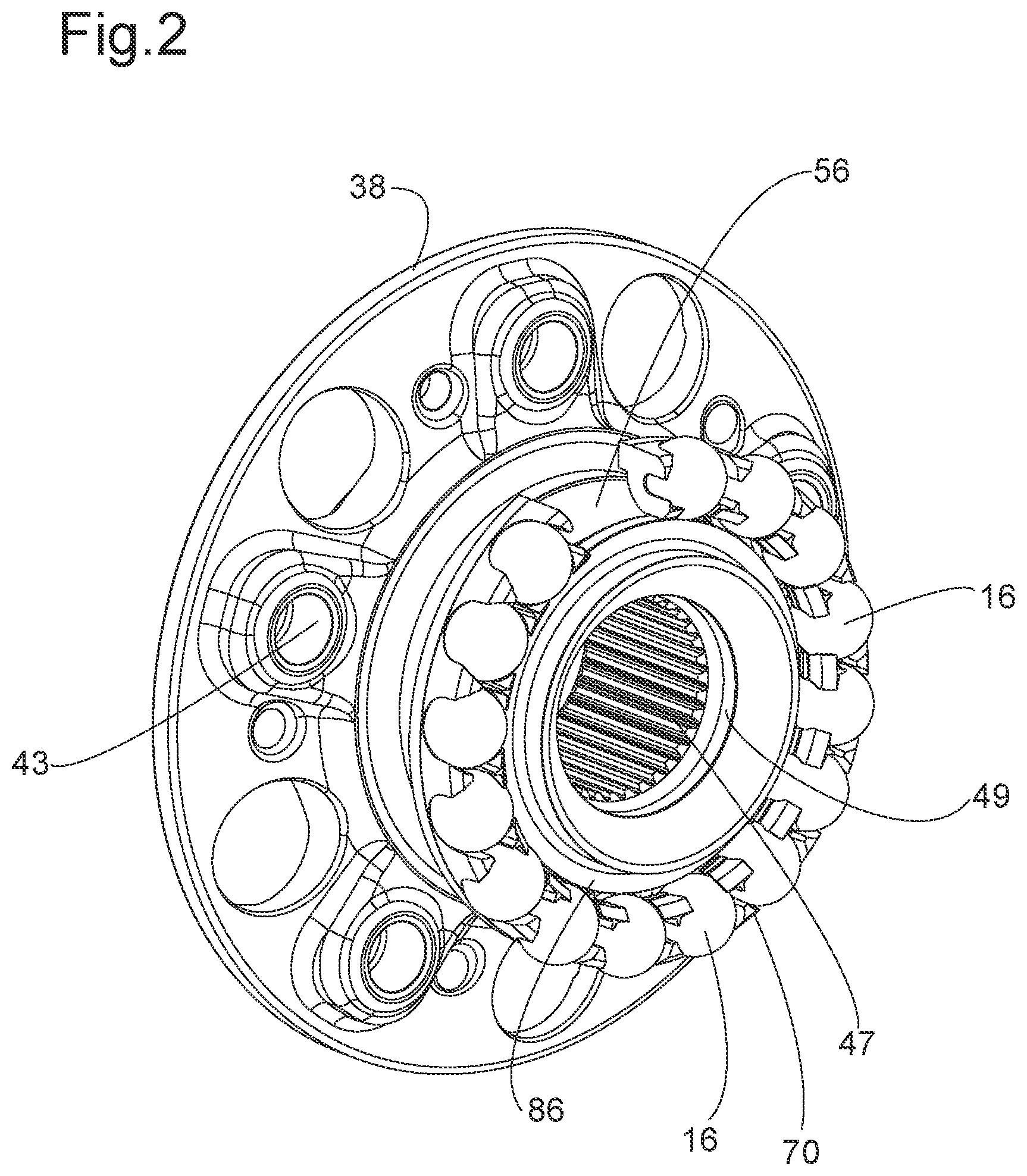 Patent US12617232 Figure 2 – Motor vehicle wheel assembly