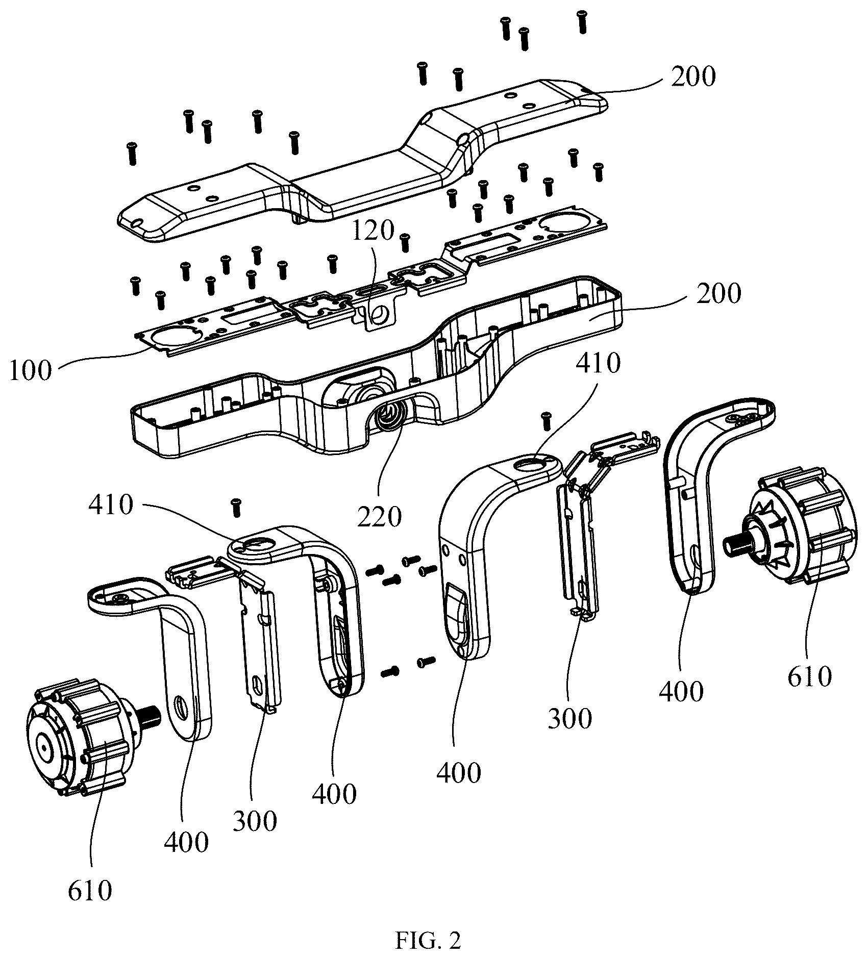 Patent US12617234 Figure 2 – Axle structure and lawn mowing robot