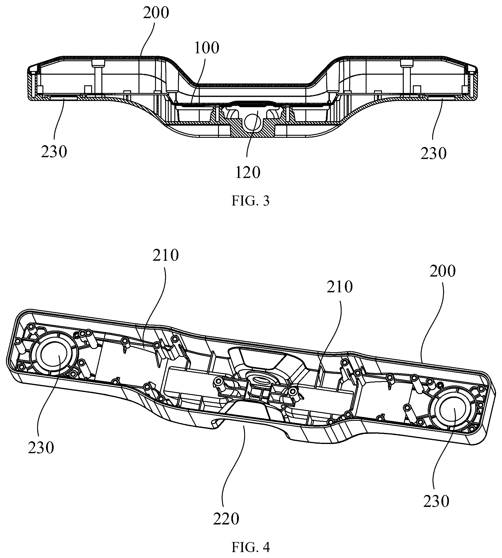 Patent US12617234 Figure 3 – Axle structure and lawn mowing robot