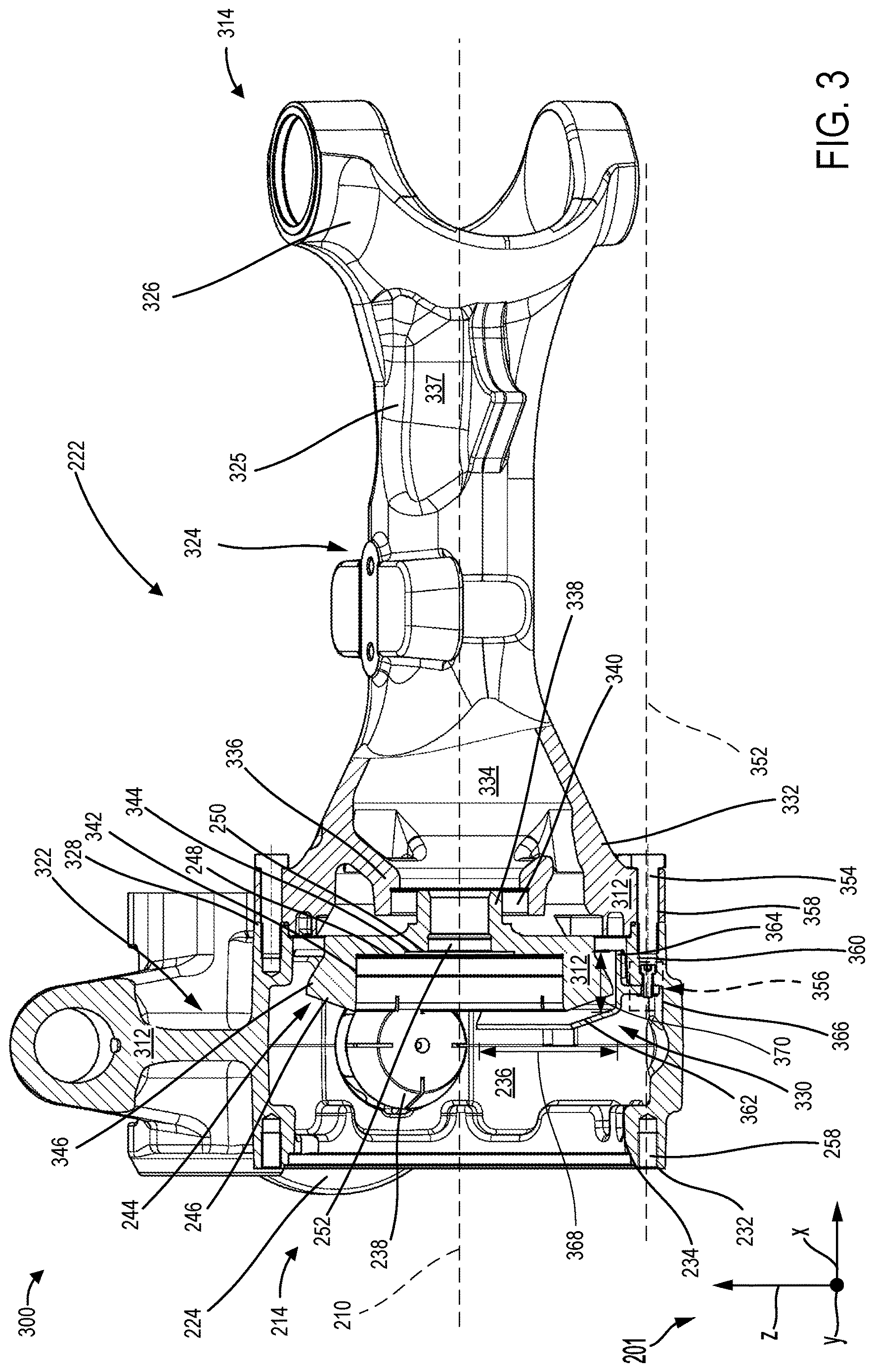 Patent US12617235 Figure 3 – High efficiency modular carter assembled coaxially to existing holes