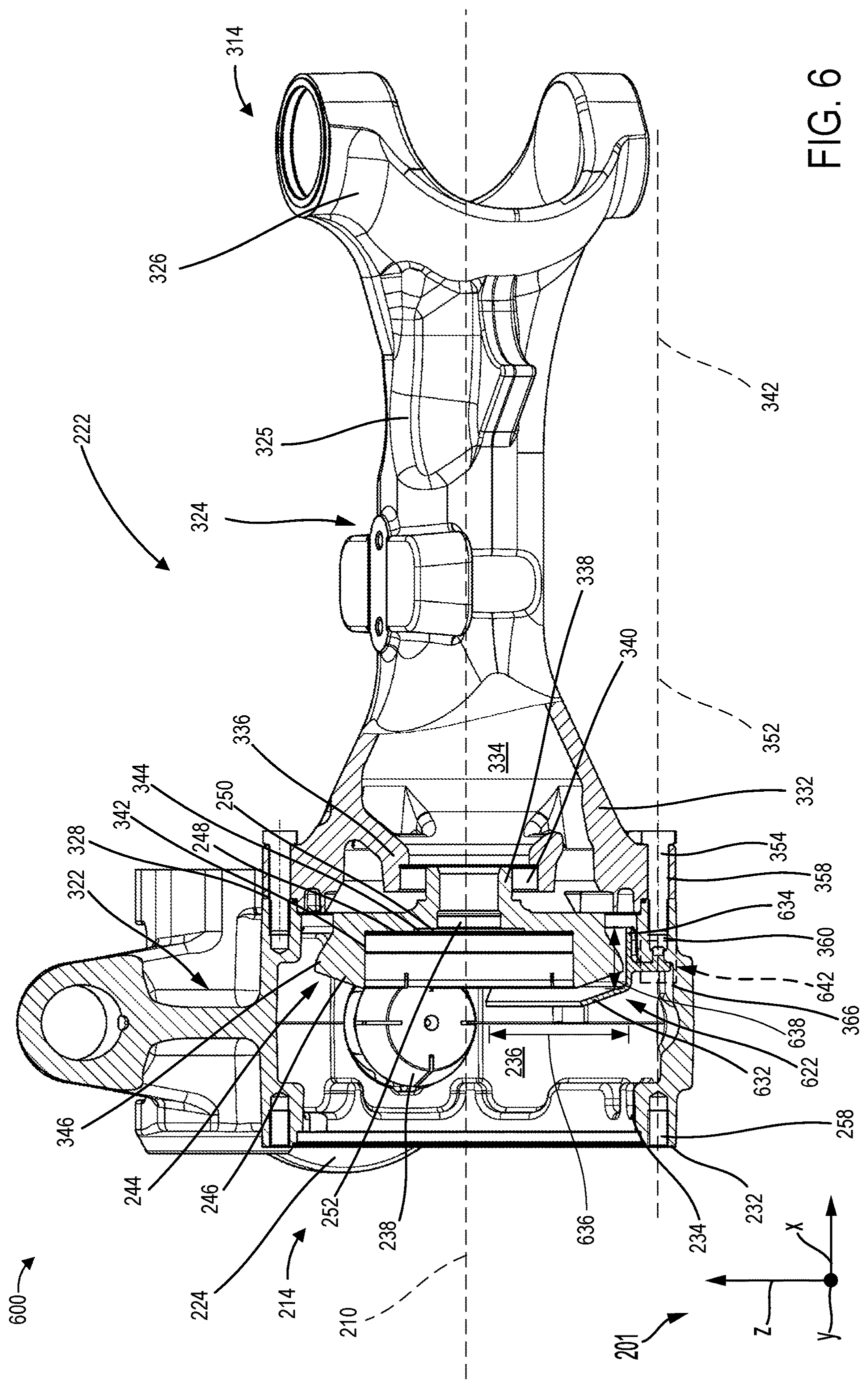 Patent US12617235 Figure 6 – High efficiency modular carter assembled coaxially to existing holes