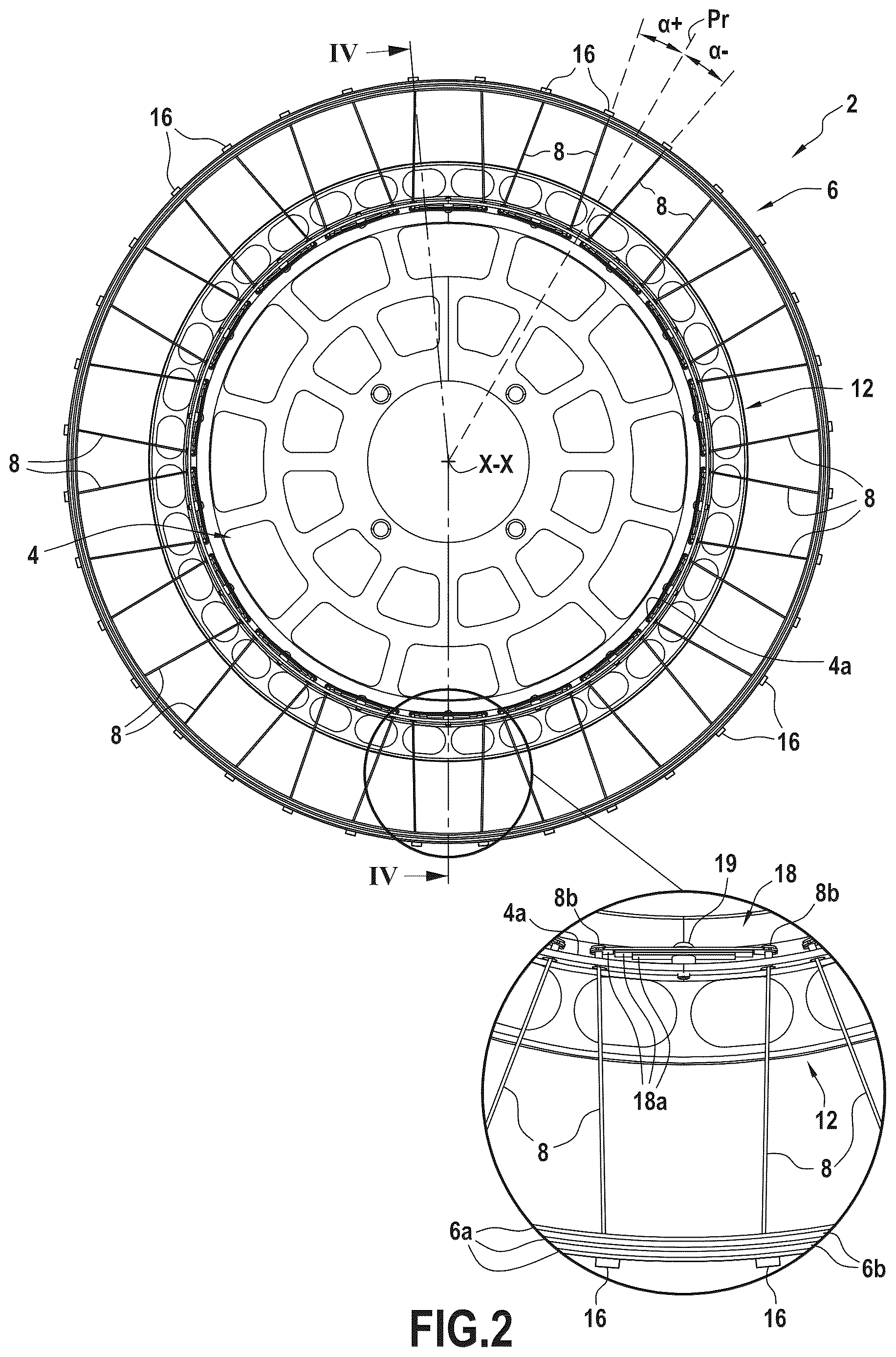 Patent US12617236 Figure 2 – Deformable wheel with non-pneumatic load bearing for lunar and martian conditions