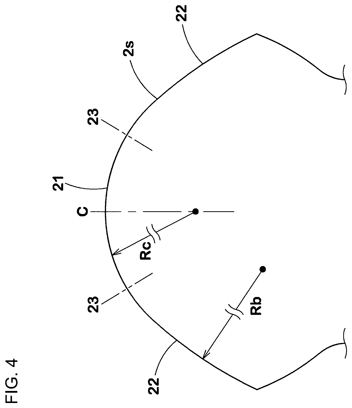 Patent US12617237 Figure 4 – Motorcycle tire